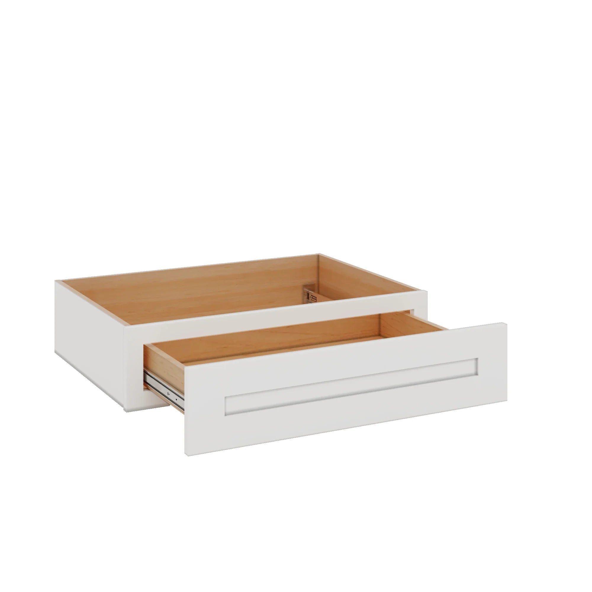 Modernform Cabinet White Shaker 30" W X 7" H X 21" D Vanity Knee Drawer