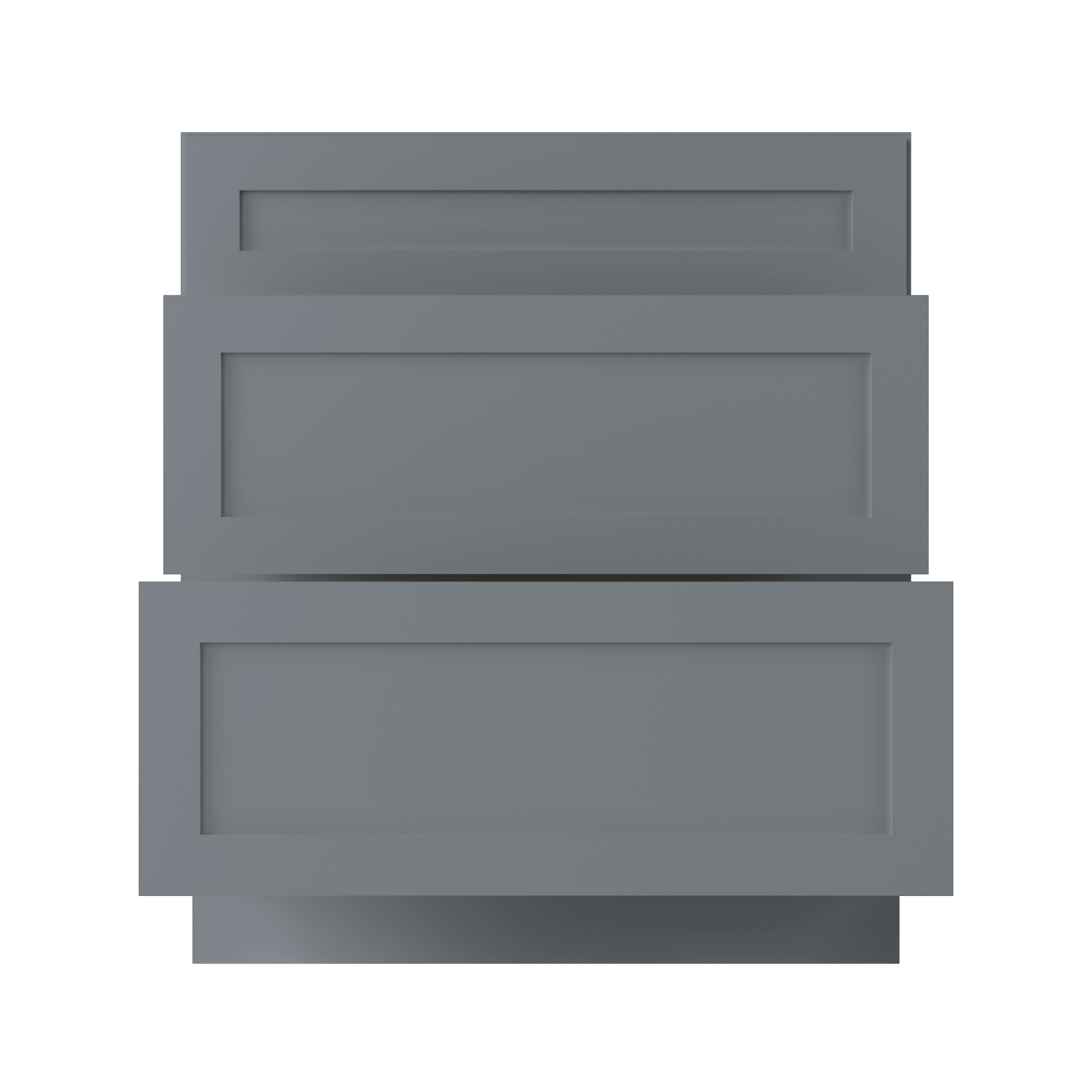 Linen Range Base Kitchen Cabinet LRB30 Colonial Gray LessCare 30 in. width 34.5 in. height 24 in. depth