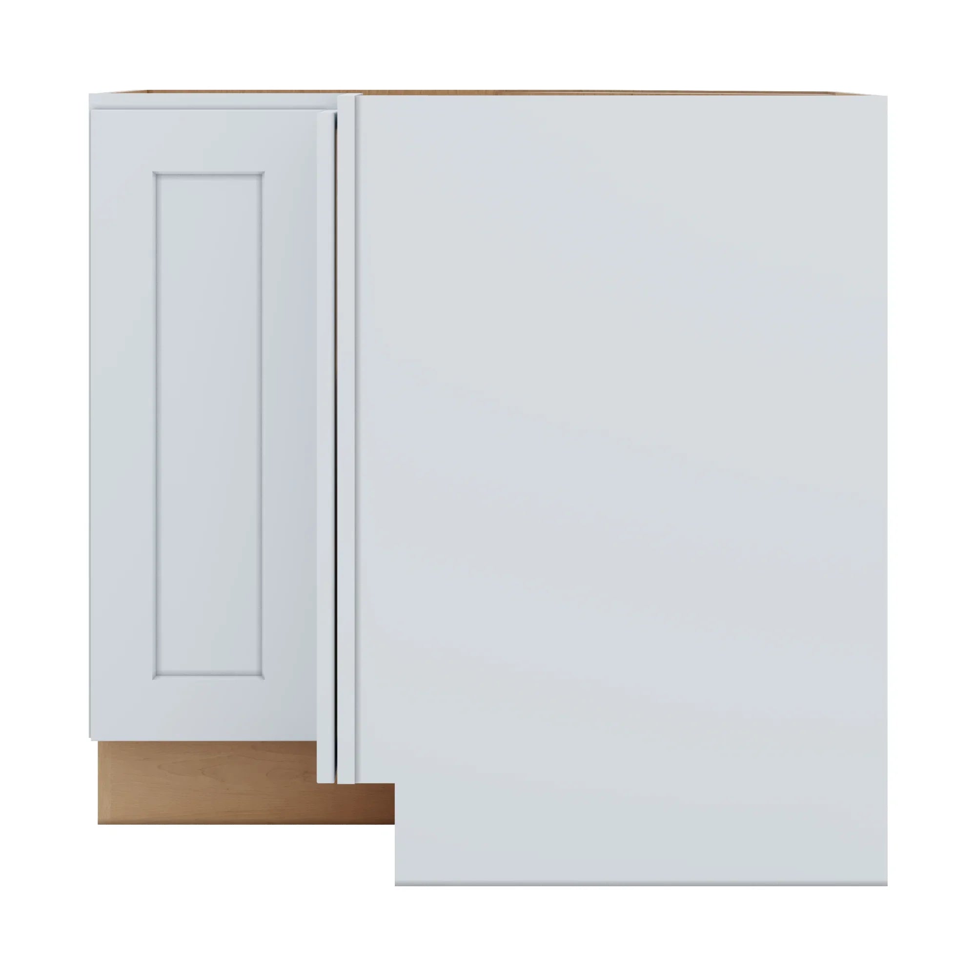 J&K White Shaker S8 Base Corner 90 Lazy Susan   36" W