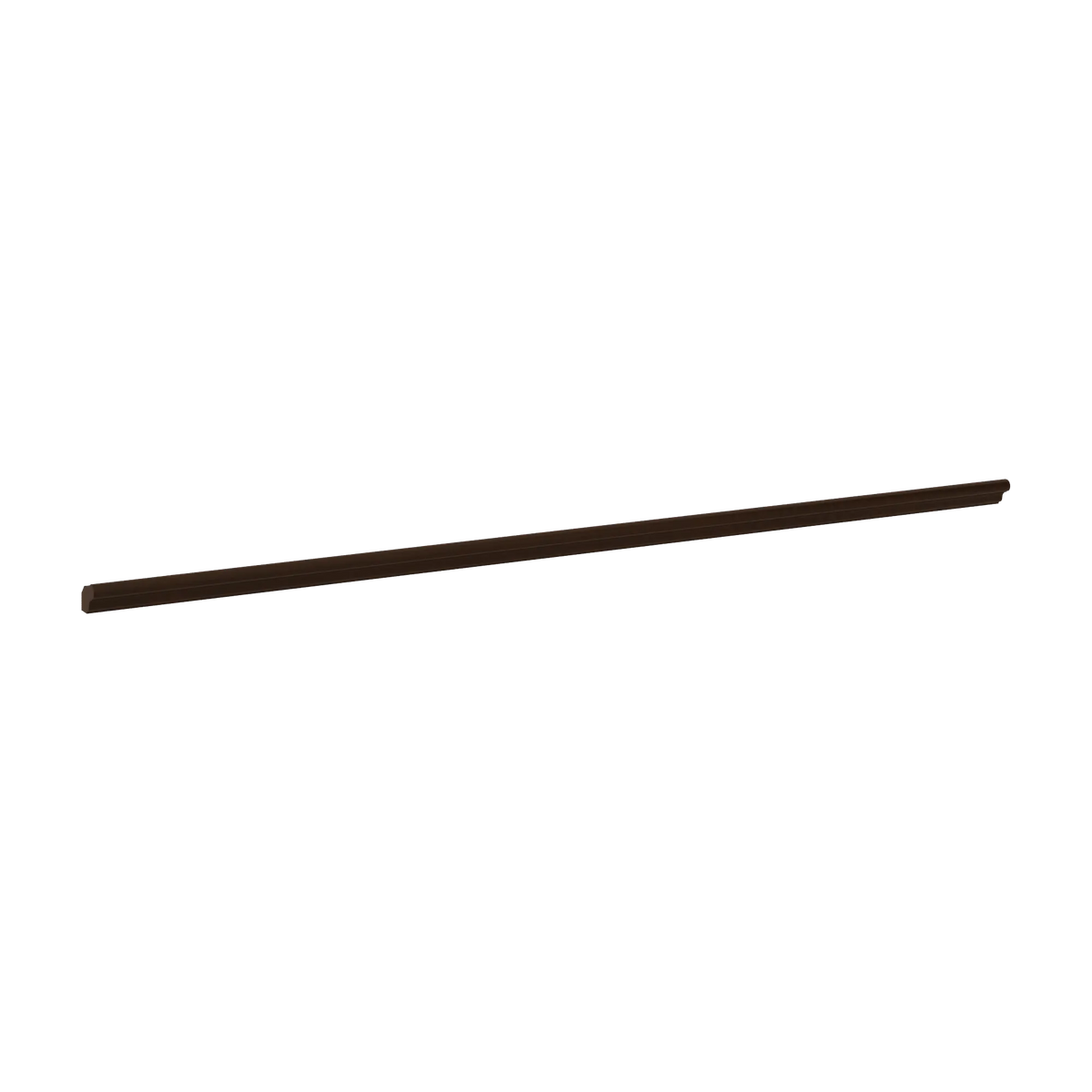 CNC Luxor 5-Piece Espresso 96" W X 1 1/8" H Light Rail Molding