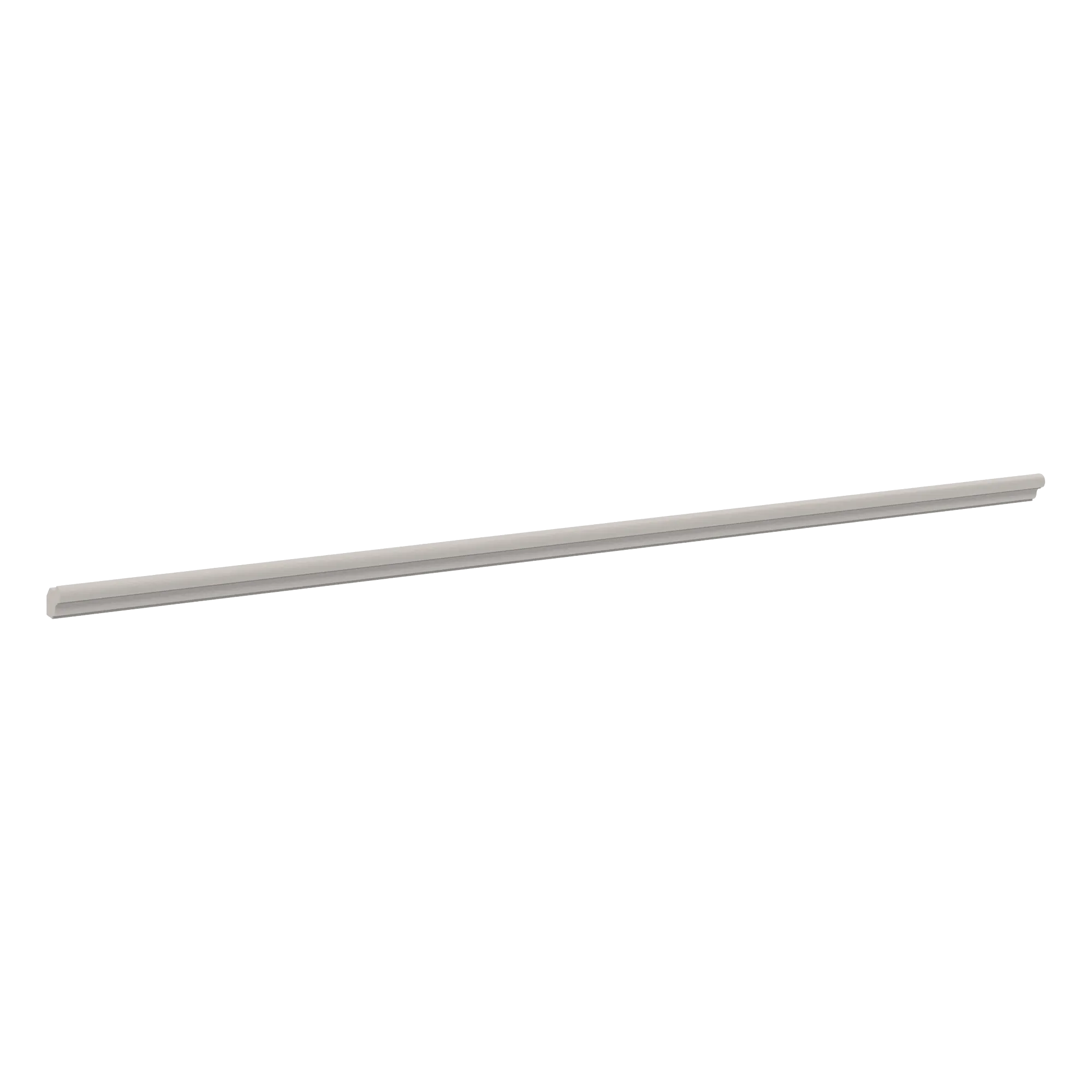 cnc luxor 5 piece misty grey 96 w x 1 1 8 h light rail molding