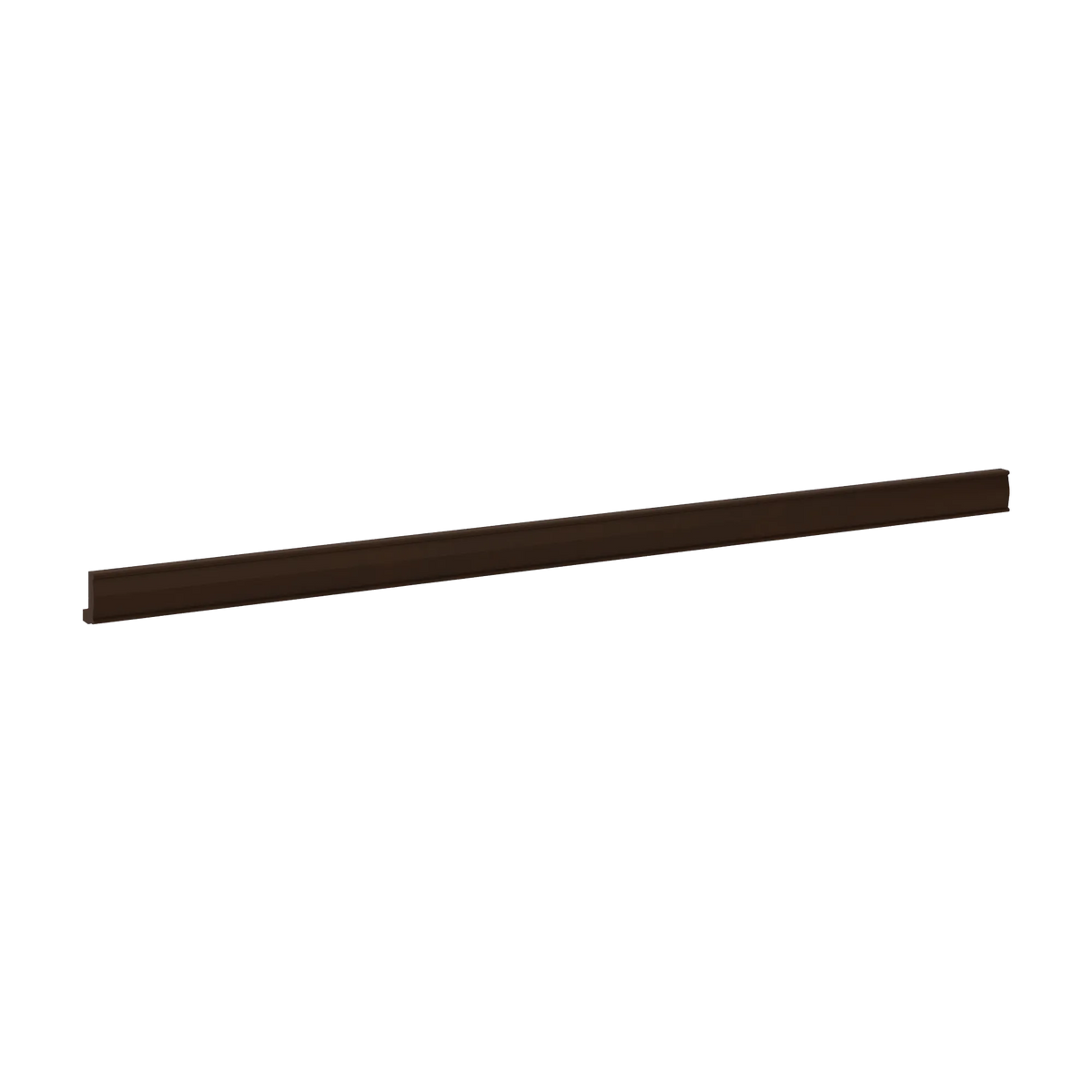CNC Luxor 5-Piece Espresso 96" W X 2 1/4" H Shaker Light Rail Molding