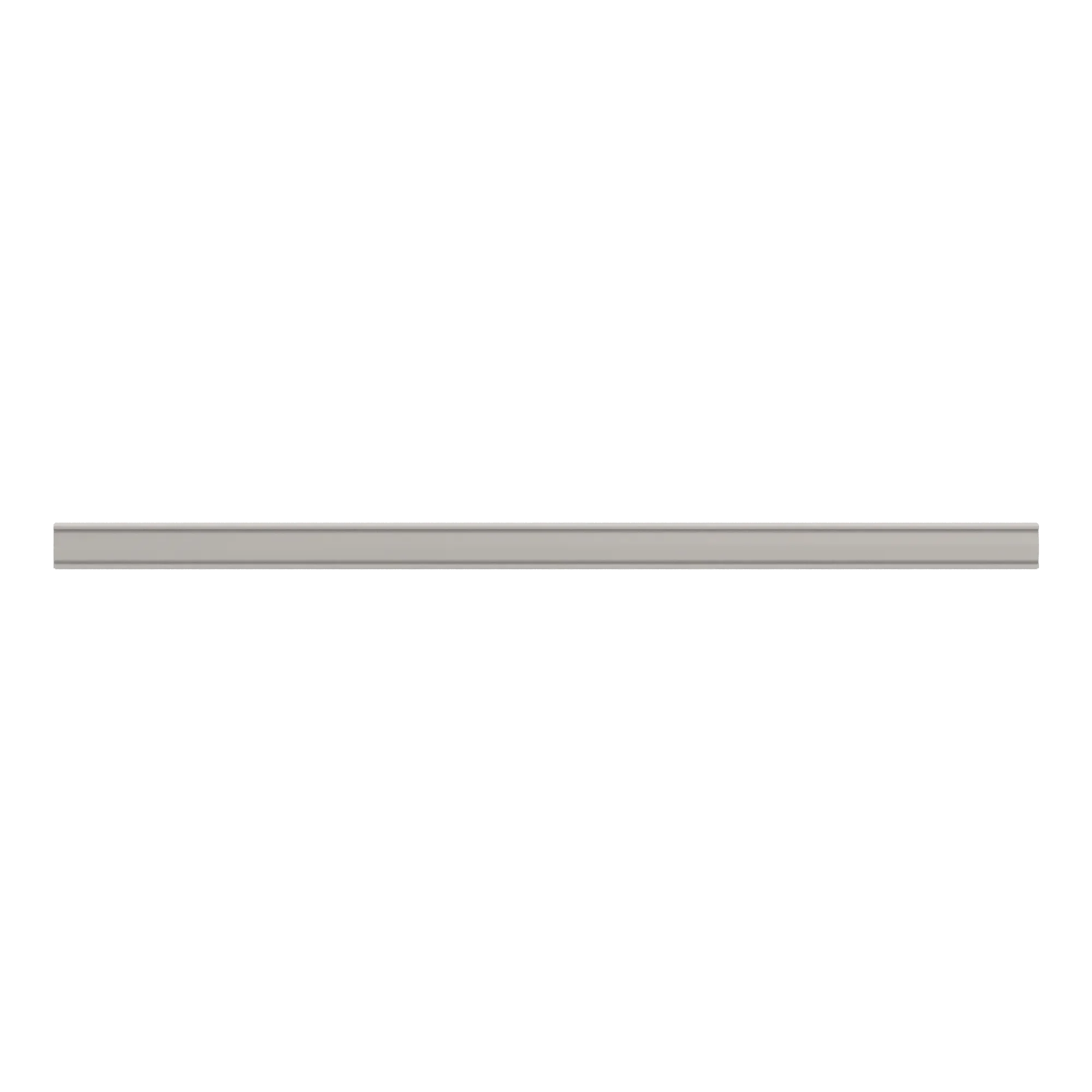 cnc luxor 5 piece misty grey 96 w x 2 1 4 h shaker light rail molding