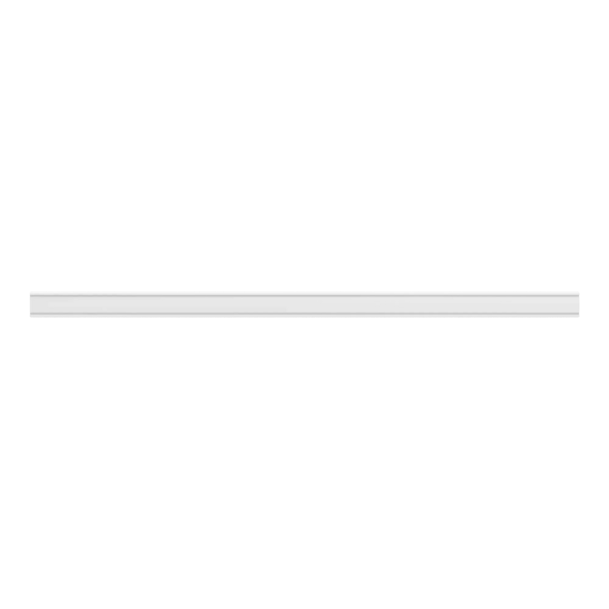 cnc luxor white 96 w x 2 1 4 h shaker light rail molding