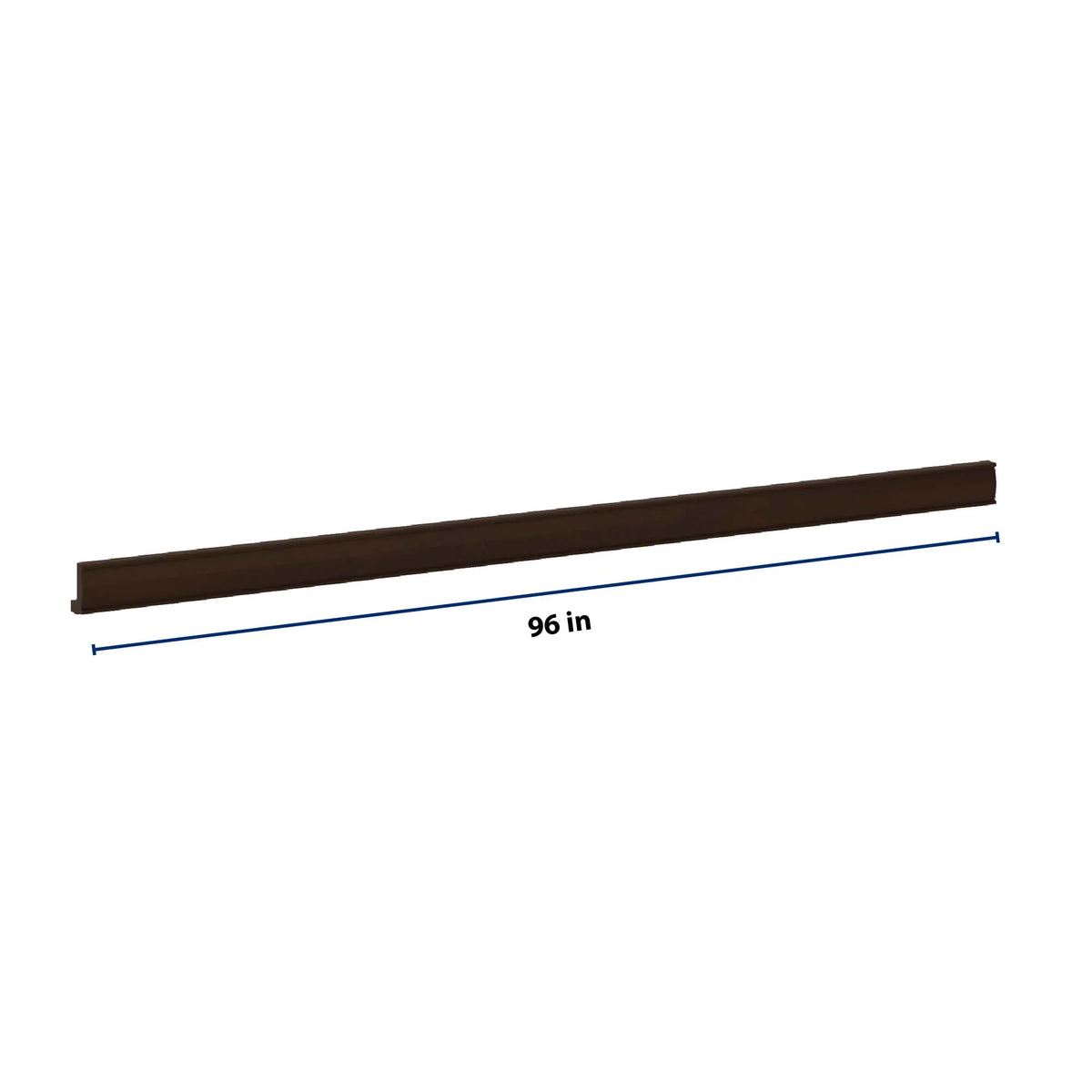 CNC Luxor 5-Piece Espresso 96" W X 2 1/4" H Light Rail Molding