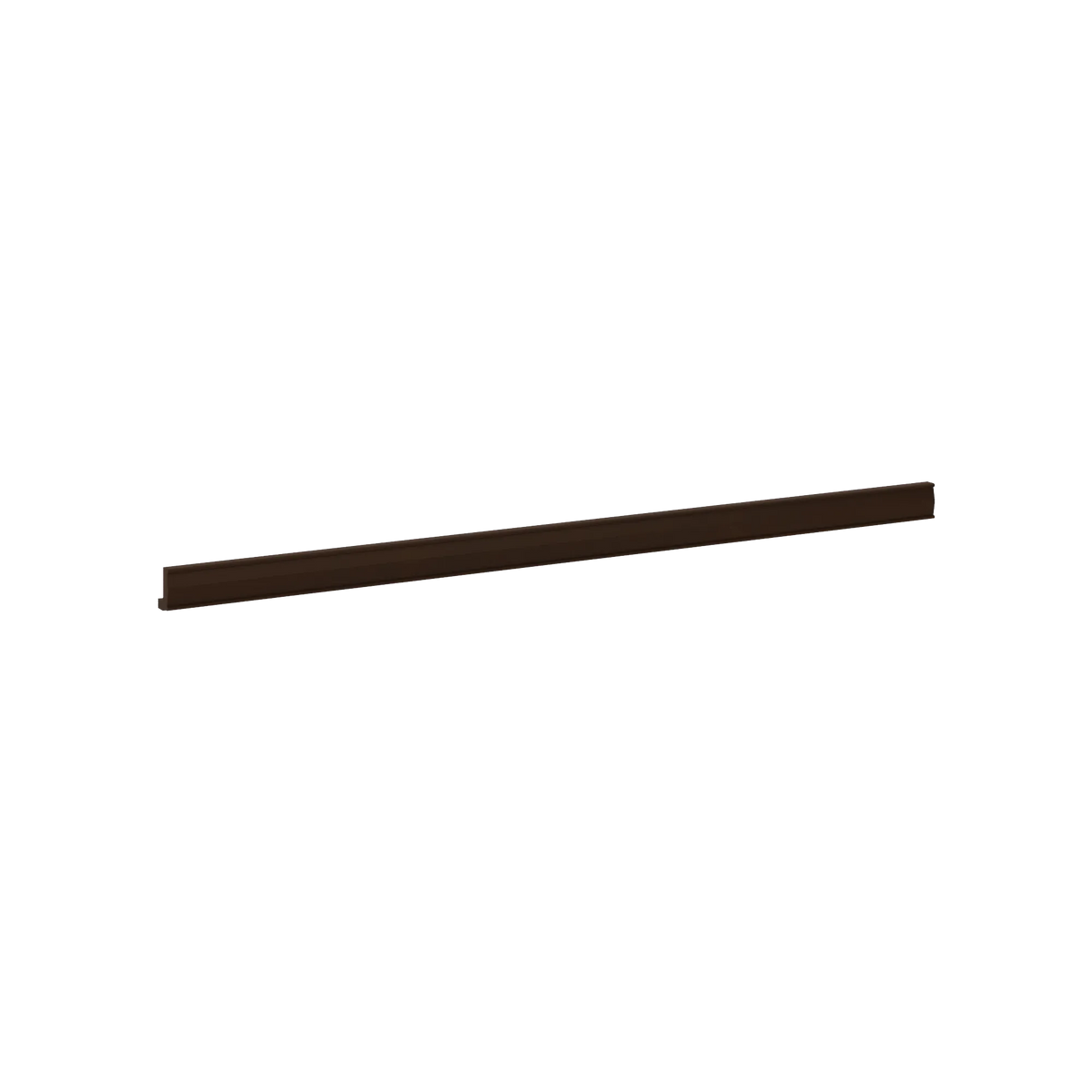 CNC Luxor 5-Piece Espresso 96" W X 2 1/4" H Light Rail Molding