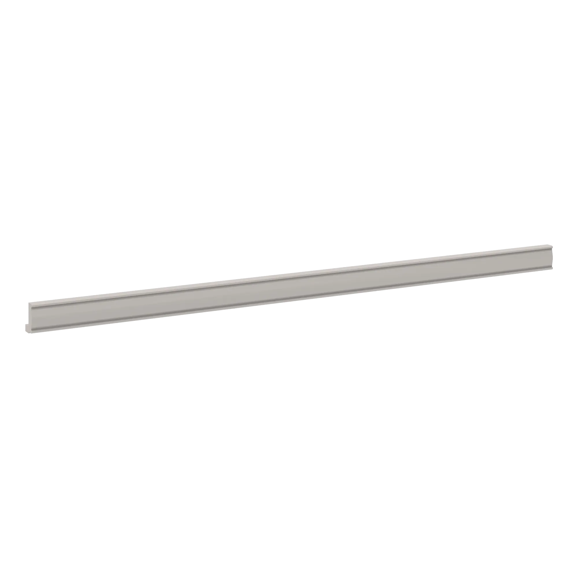 cnc luxor 5 piece misty grey 96 w x 2 1 4 h light rail molding