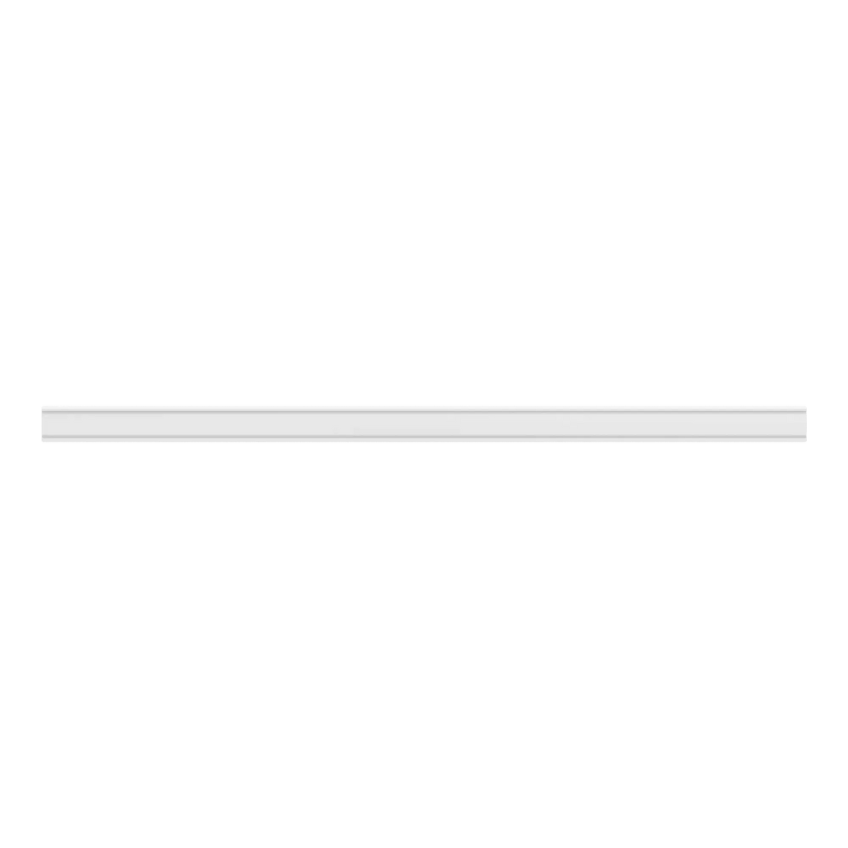 cnc luxor white 96 w x 2 1 4 h light rail molding
