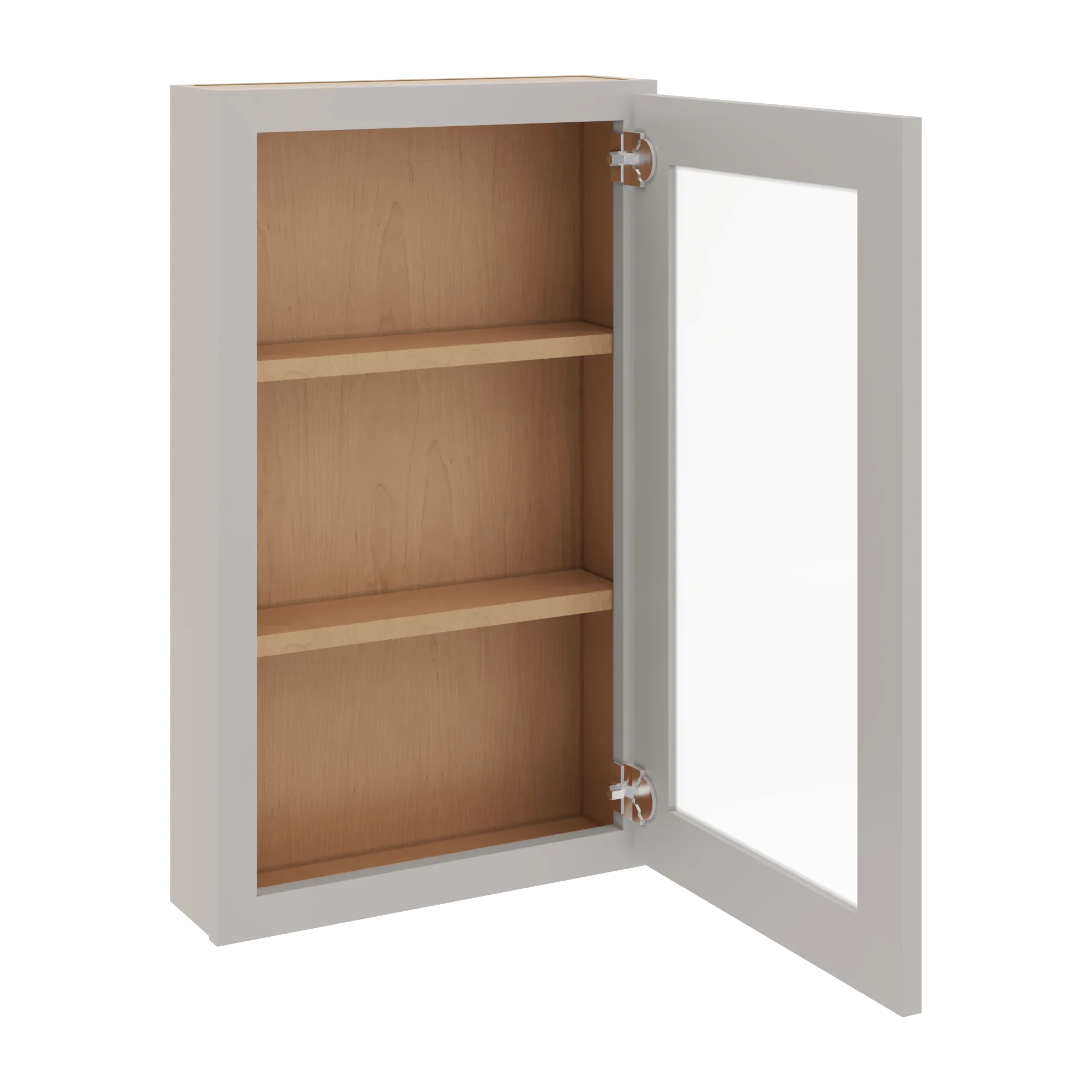 cnc luxor 5 piece misty grey 18 w x 30 h single door medicine cabinet