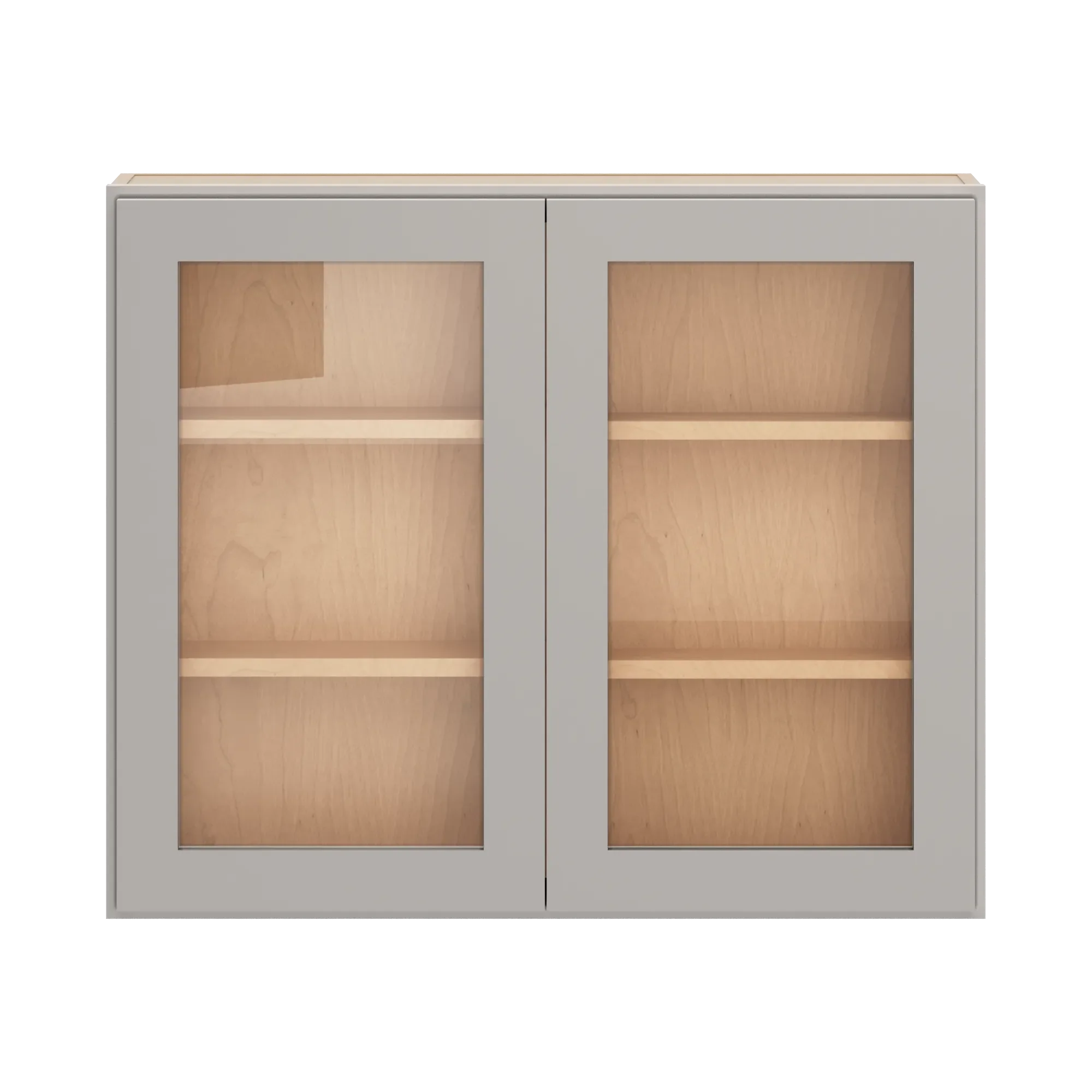 cnc luxor 5 piece misty grey 36 w x 30 h double door medicine cabinet