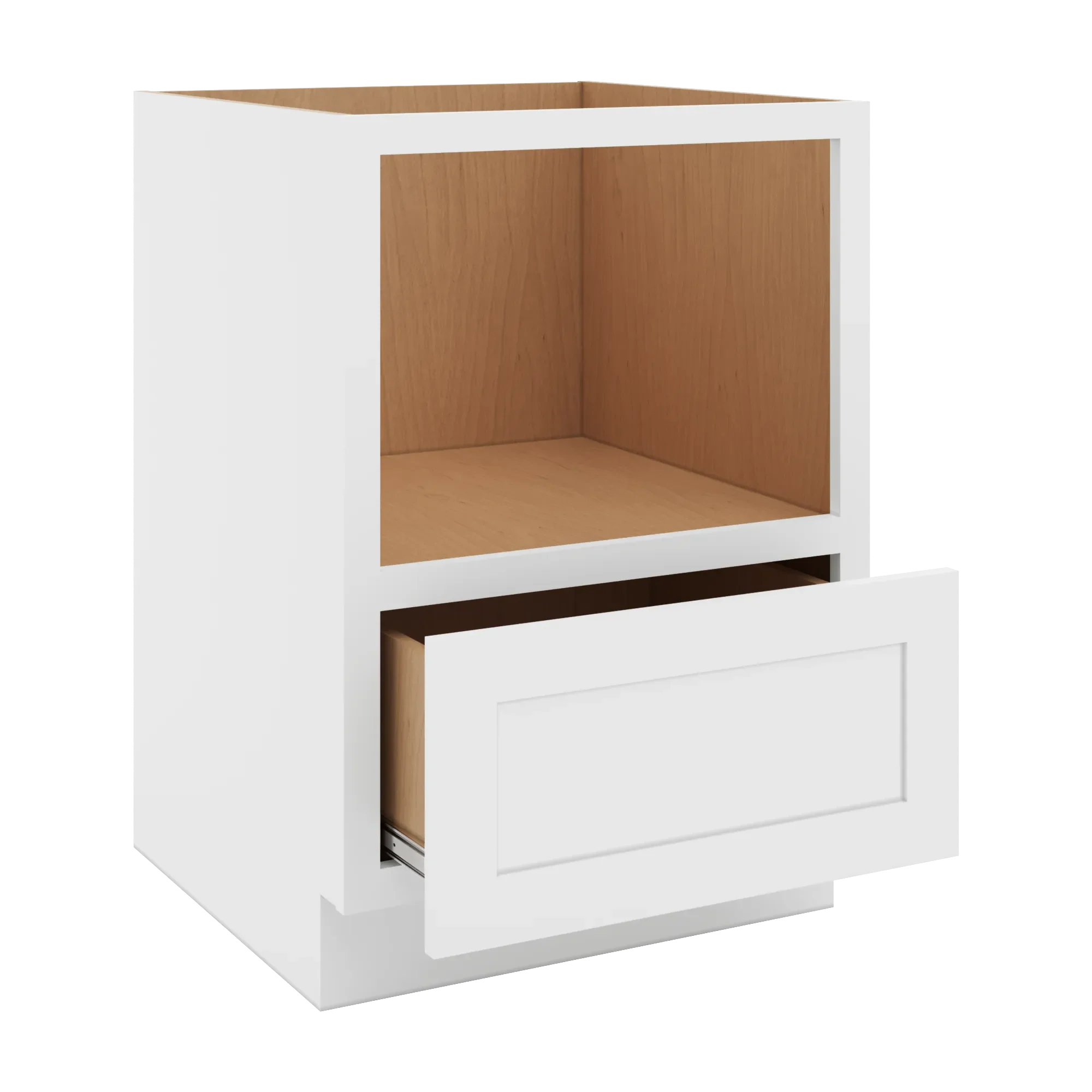 cnc luxor 5 piece white 24 w microwave base cabinet