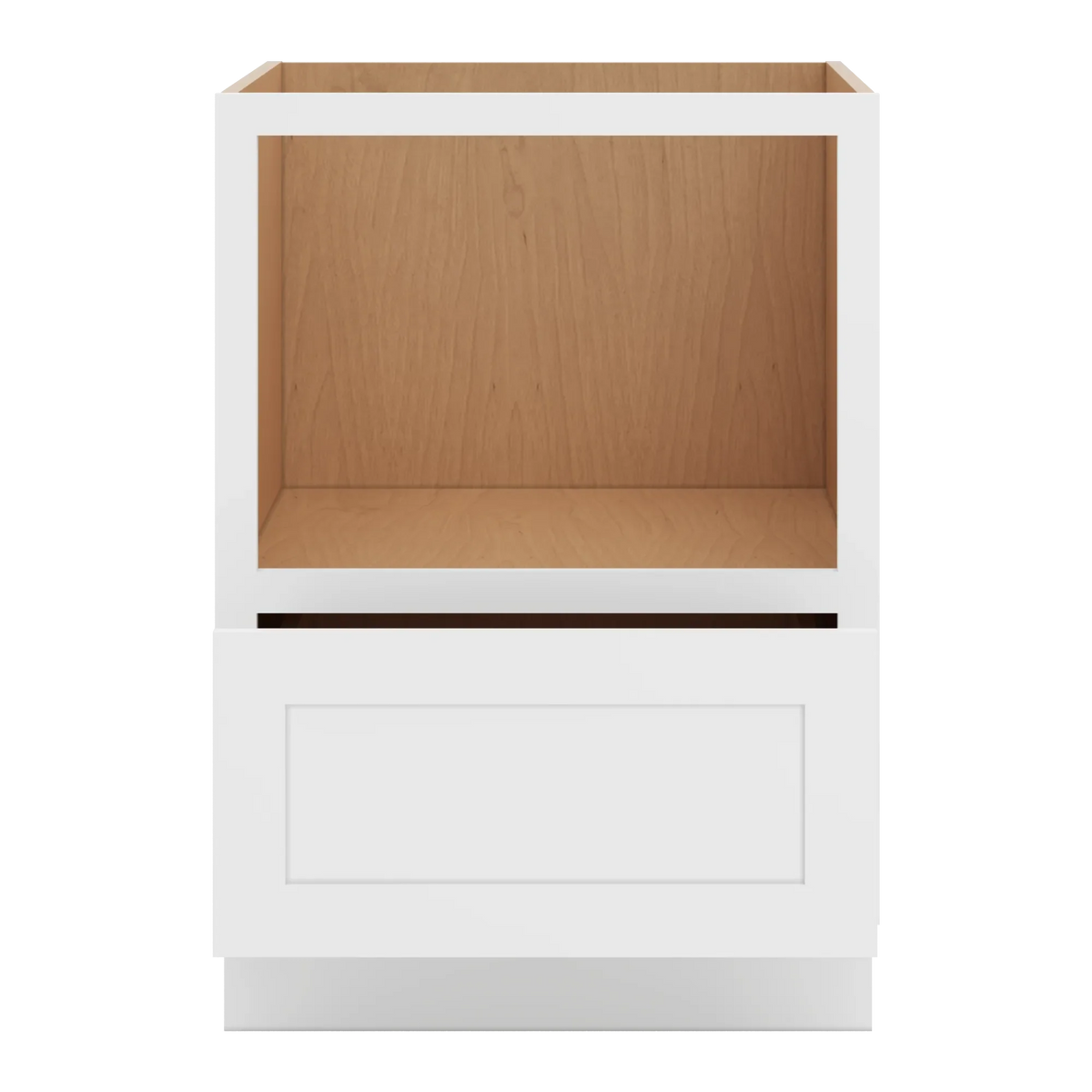 cnc luxor white 24 w microwave base cabinet