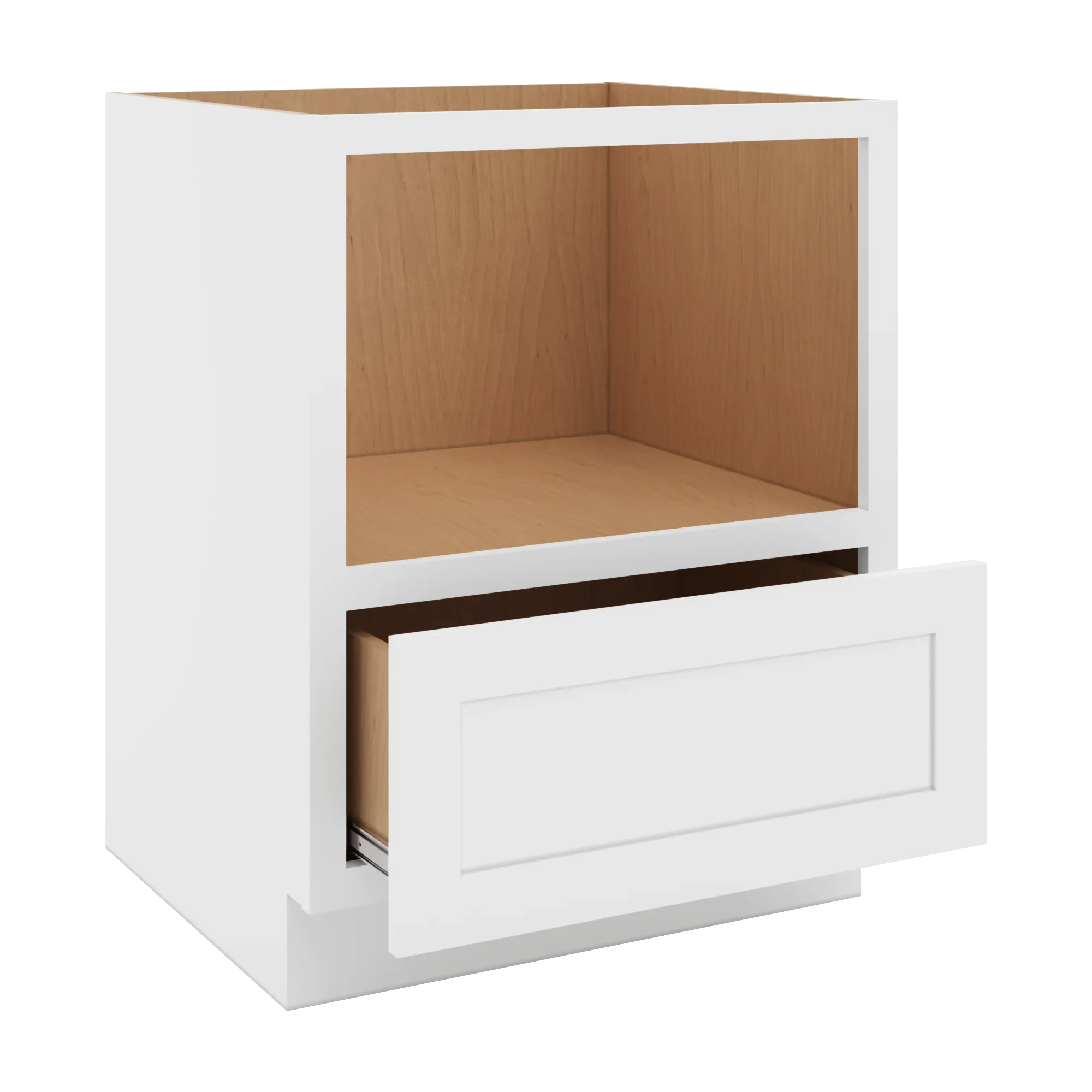 cnc luxor 5 piece white 27 w microwave base cabinet