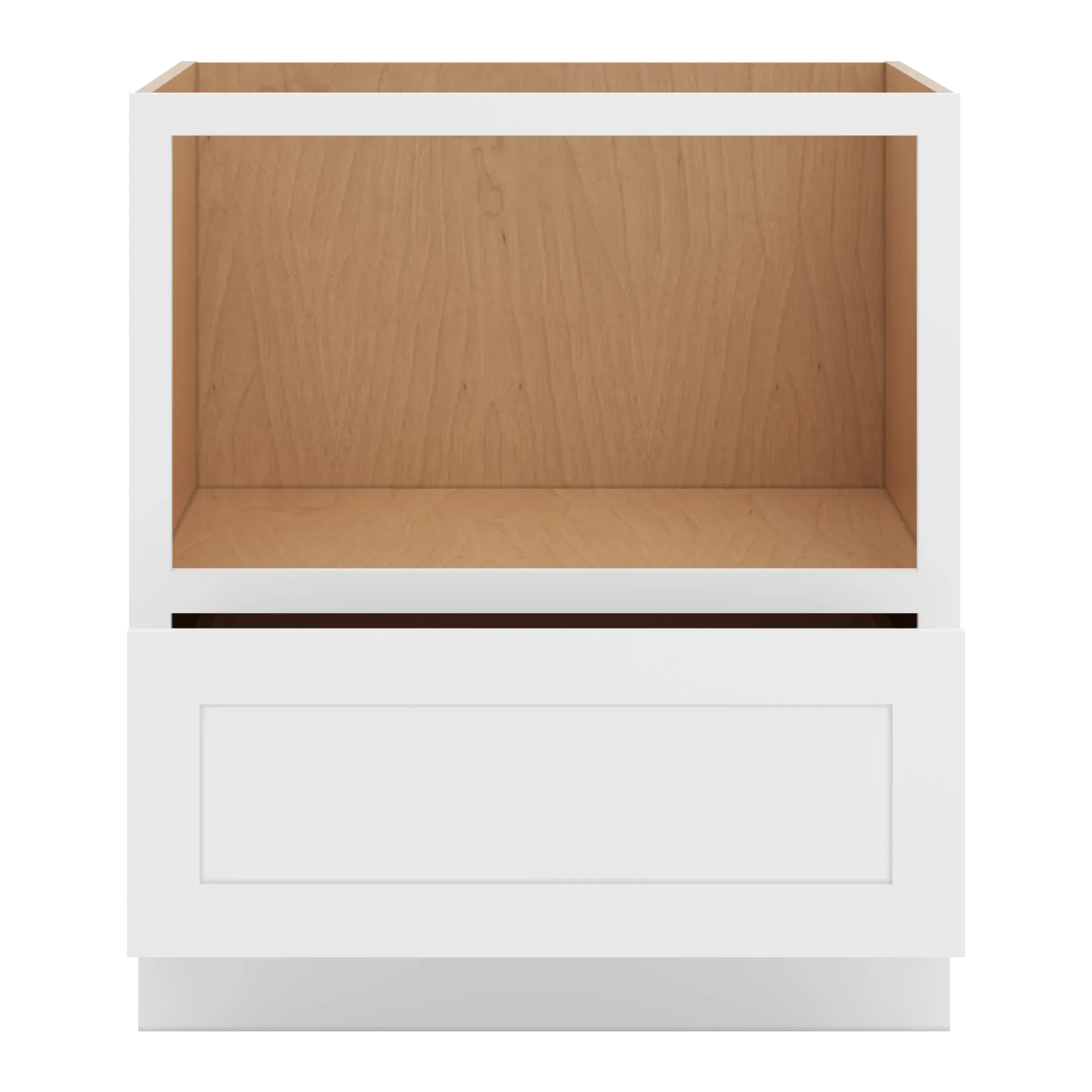 cnc luxor 5 piece white 30 w microwave base cabinet