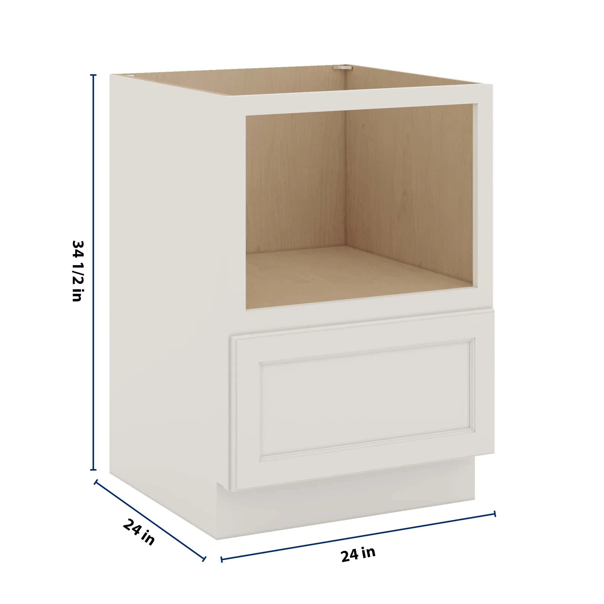 J&K Dove E1 Base Microwave Drawer - 24" W
