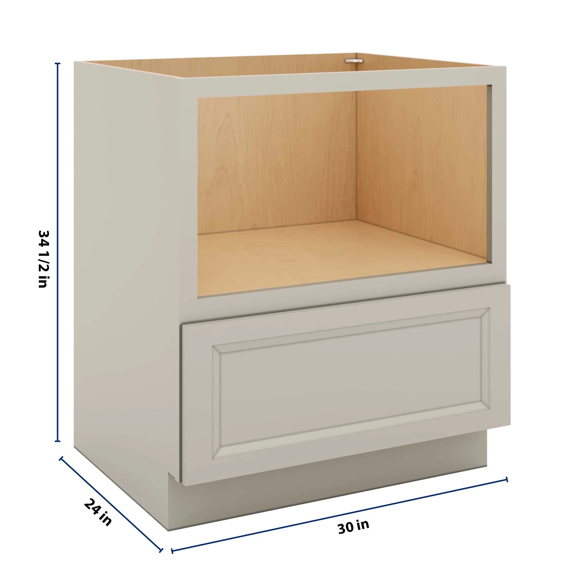 J&K Pebble B6 Base Microwave Drawer - 30" W