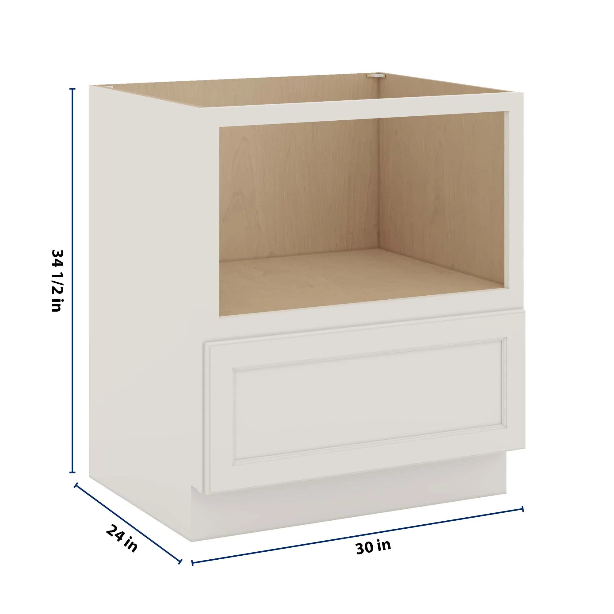 J&K Dove E1 Base Microwave Drawer - 30" W