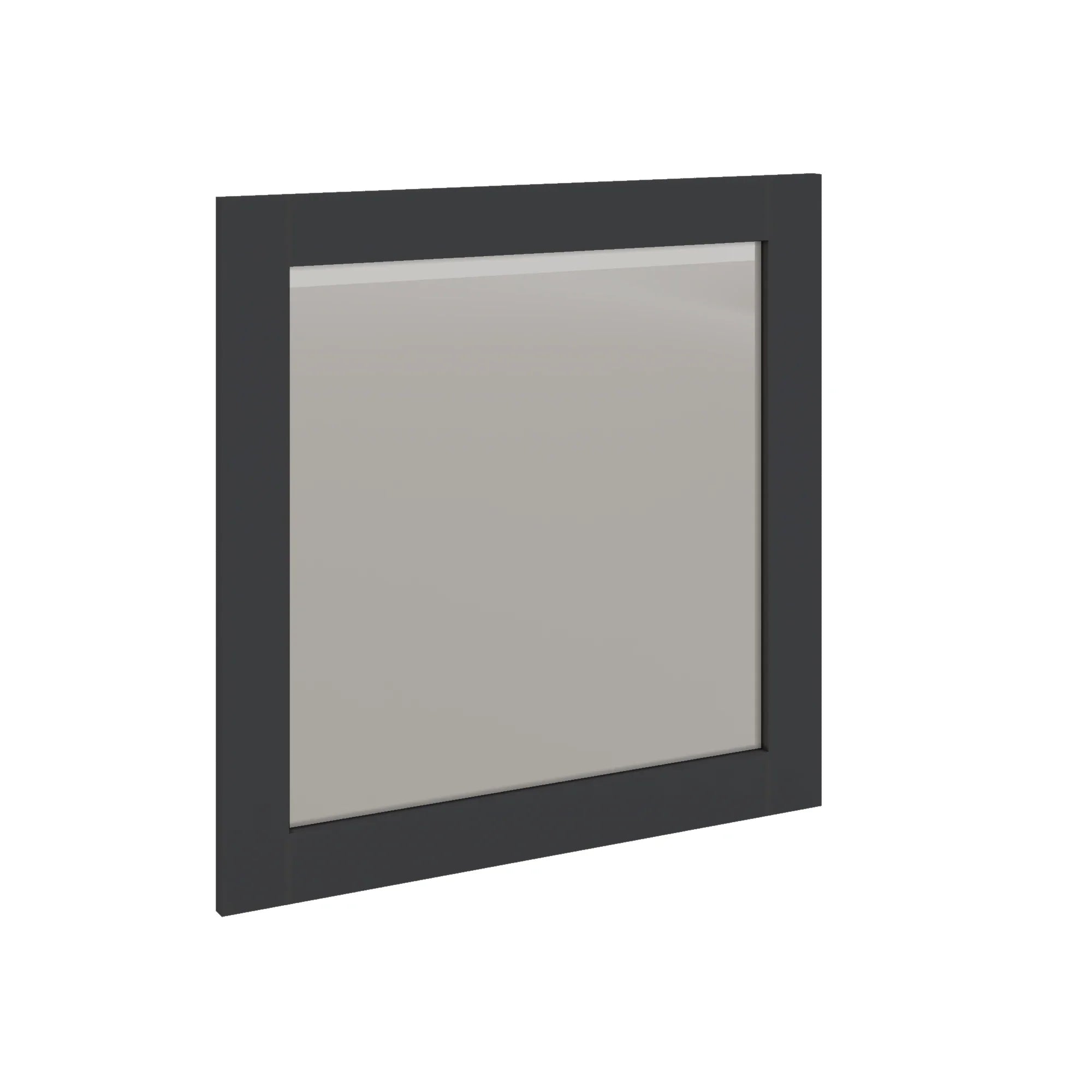 Modernform Cabinet Onyx Black Shaker 30" W X 30" H Vanity Mirror