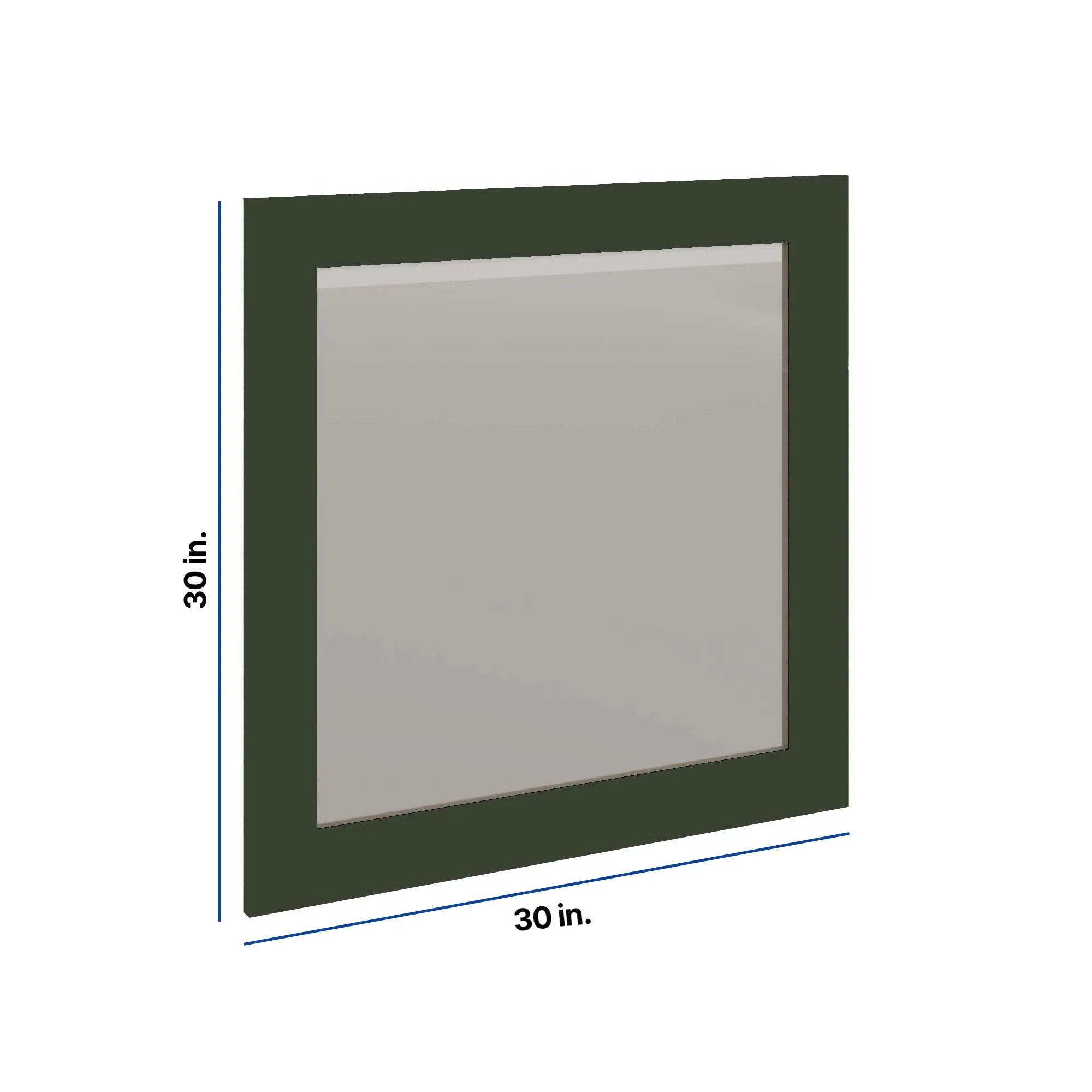 Modernform Cabinet Slim Sage Green 30" W X 30" H Vanity Mirror