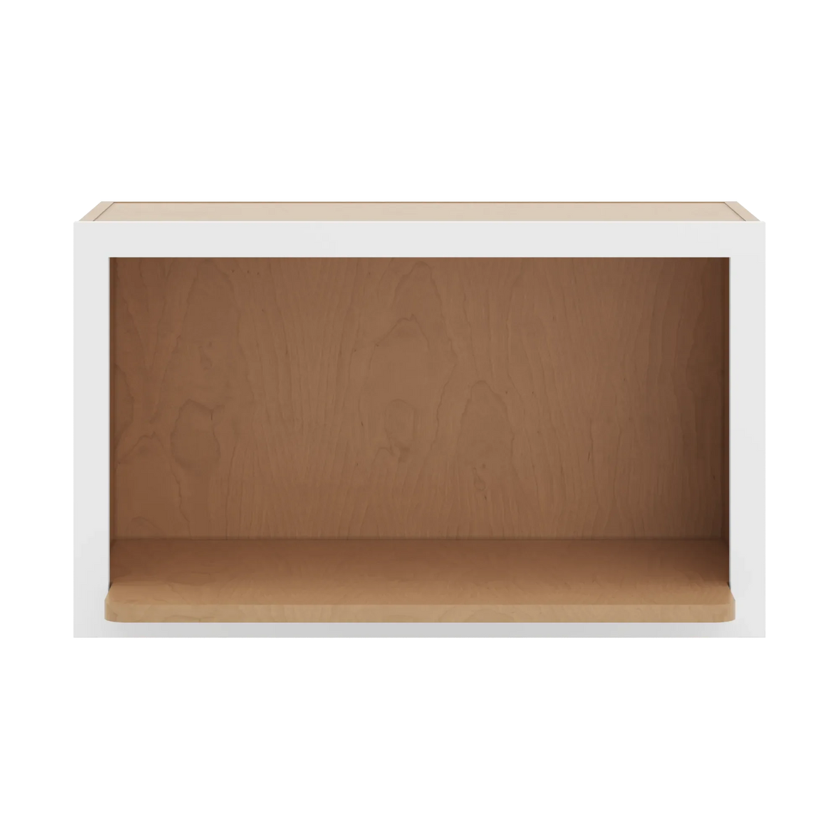 cnc luxor white 30 w x 18 h microwave cabinet shelf