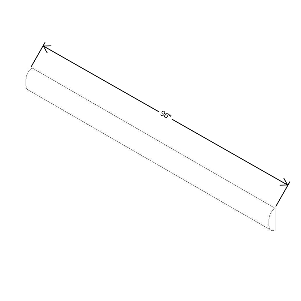 Modernform Cabinet Slate Shaker 96" W X 3/4" H X 1/4" D Bottom Batten Molding