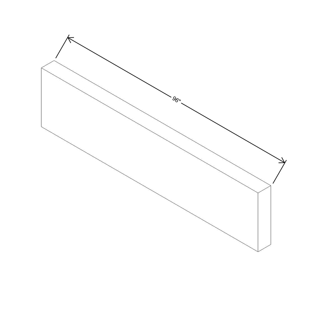 Modernform Cabinet Natural Shaker 3" W X 96" H Bottom Molding