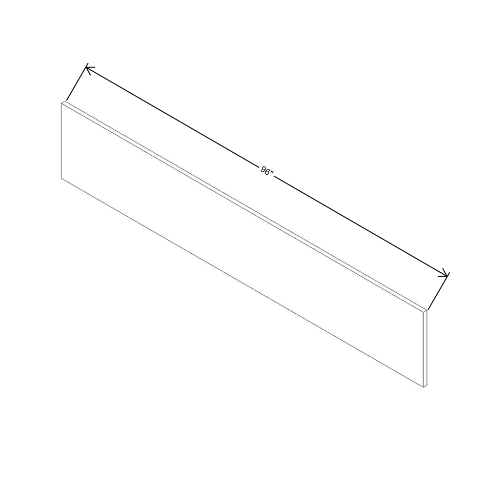 Modernform Cabinet Espresso Shaker 96" W X 4" H X 1/4" D Toekick