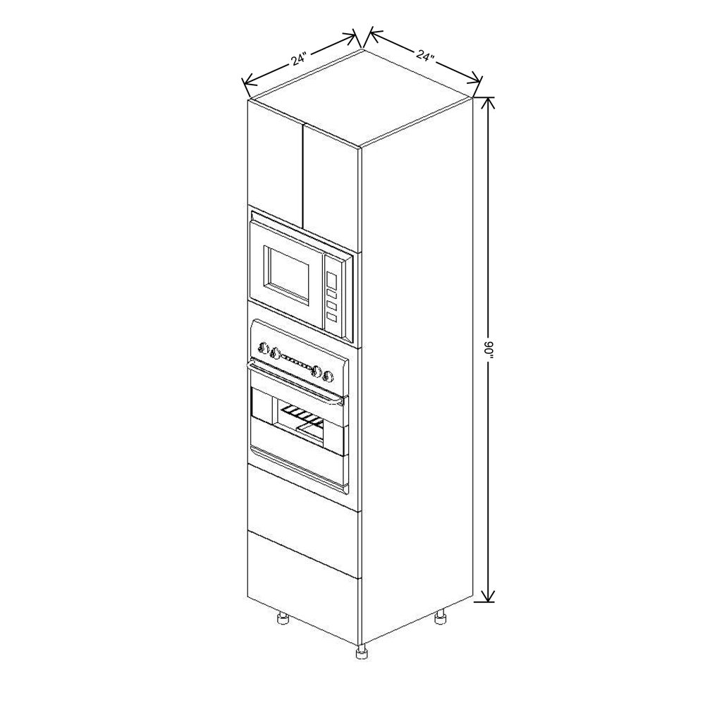 Fabuwood Illume Catalina Muratti 1 36" High Wall