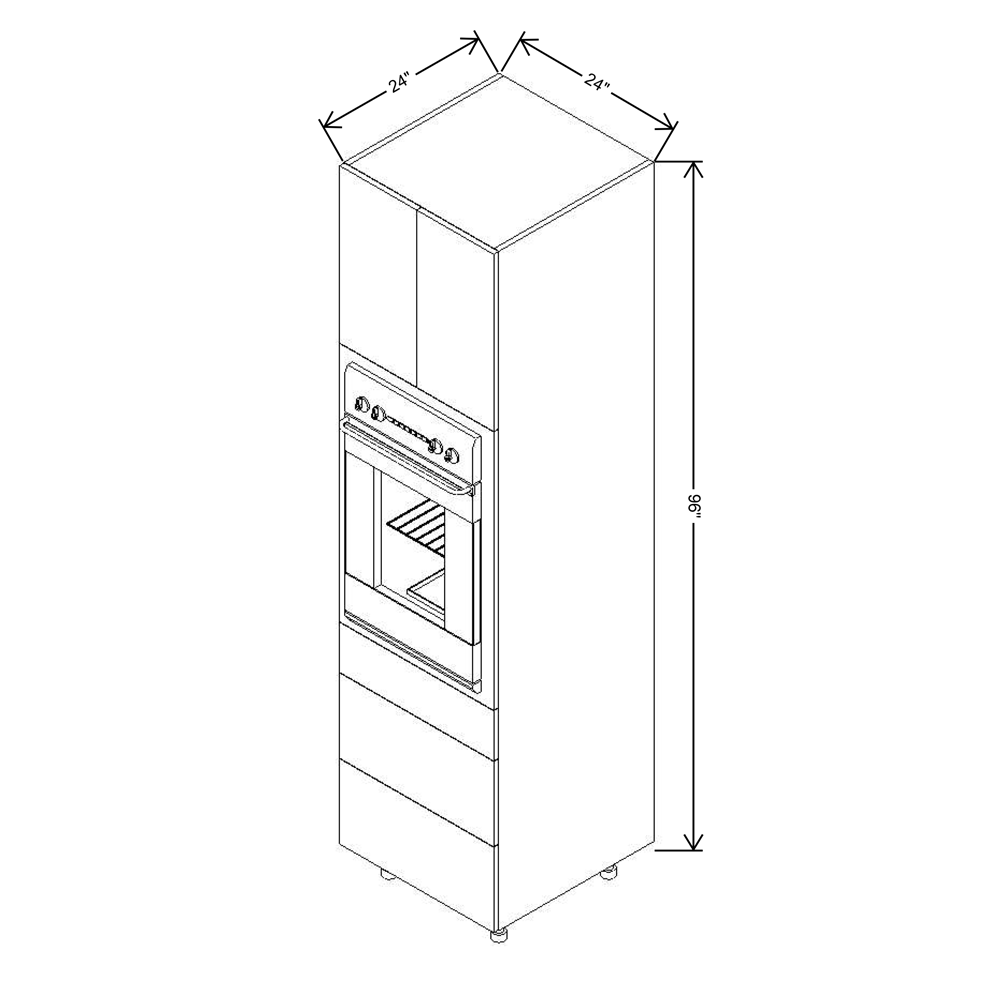 Fabuwood Illume Catalina Olmo 3 42" High Wall