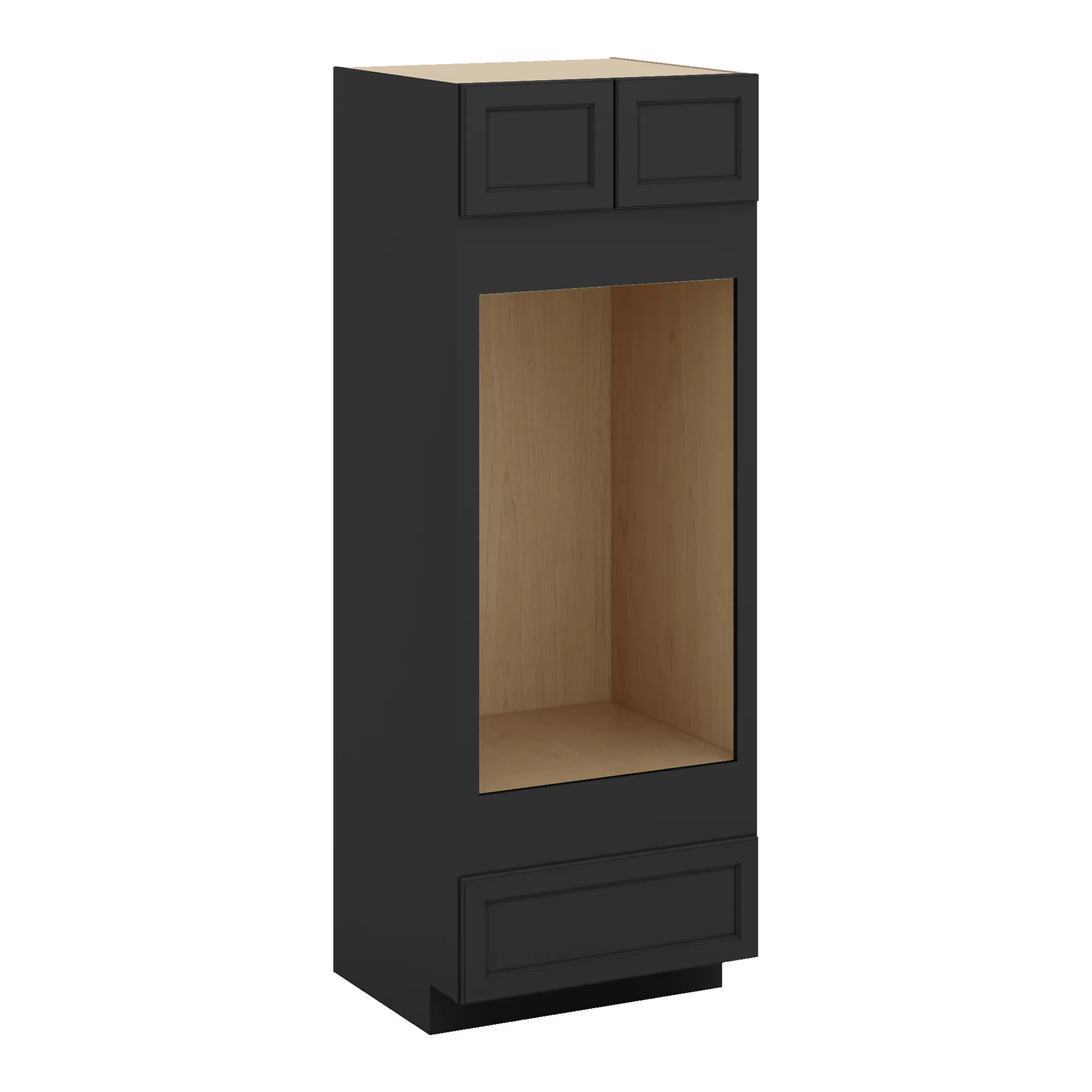 J&K Charcoal E2 Double Oven w/One (1) Bottom Drawer 30" W x 84" H x 27" D
