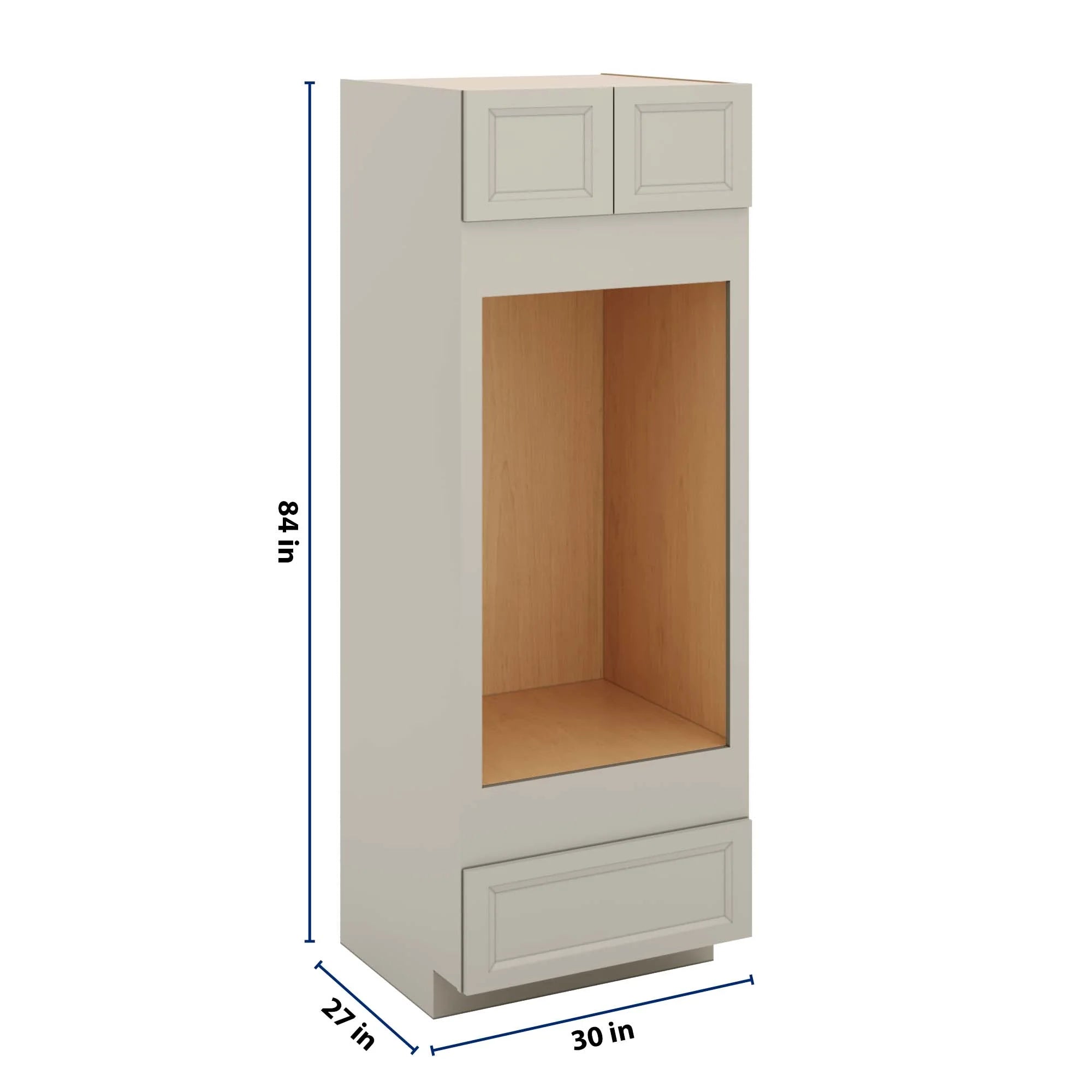 J&K Pebble B6 Double Oven w/One (1) Bottom Drawer 30" W x 84" H x 27" D