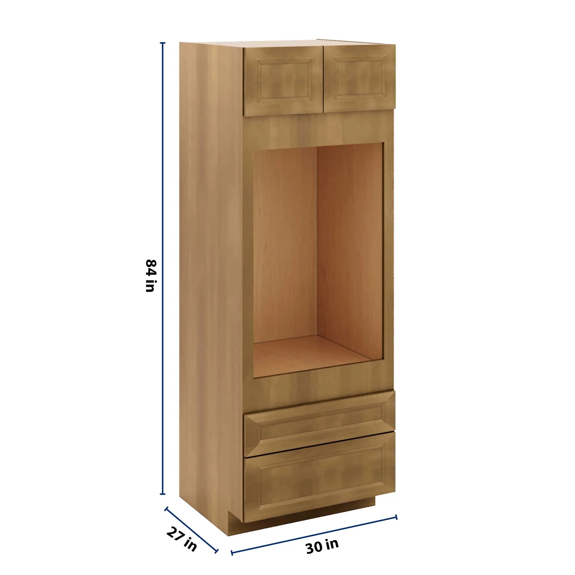 J&K Butterscotch B8 Single Oven w/Two (2) Bottom Drawers 30" W x 84" H x 27" D
