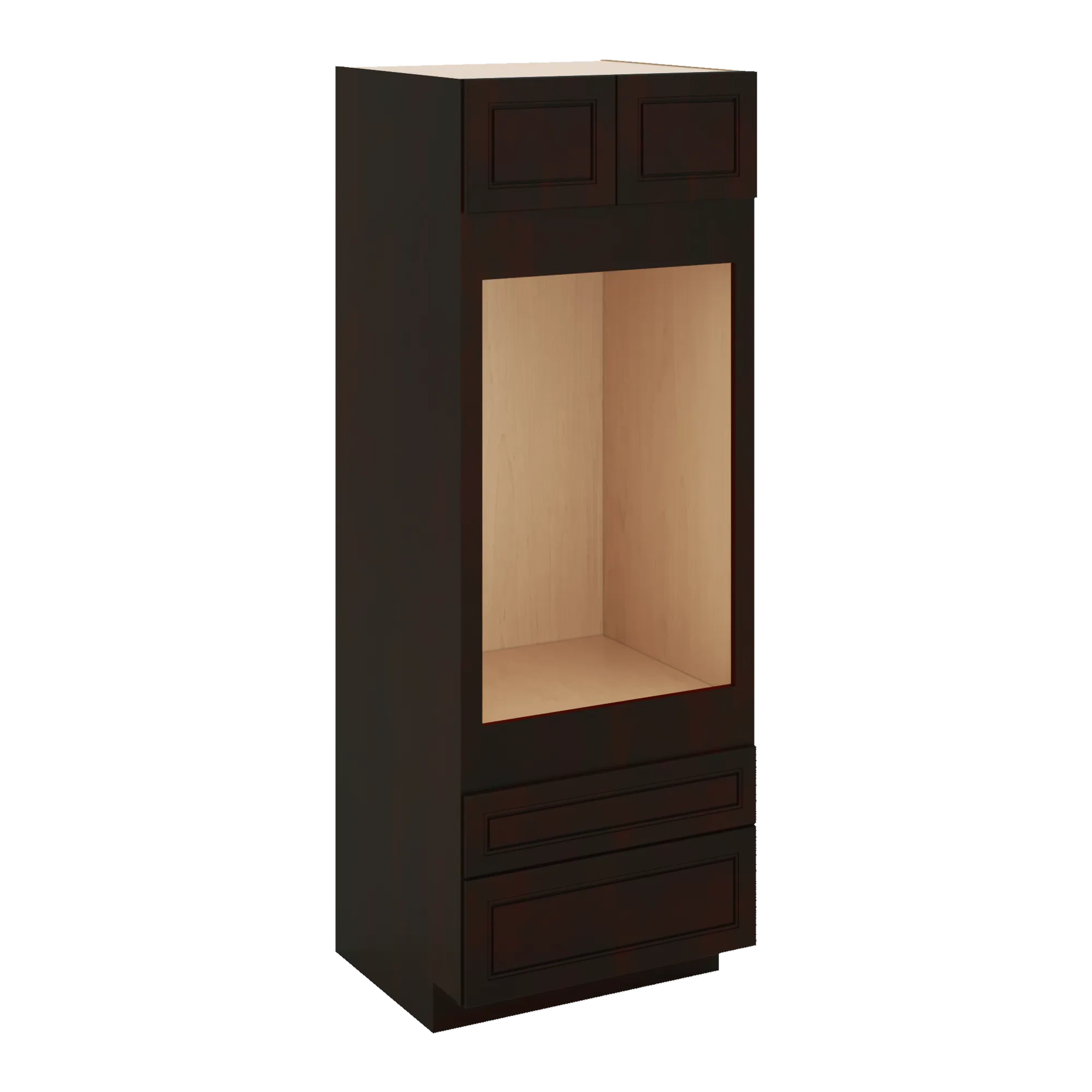 J&K Espresso K8 Single Oven w/Two (2) Bottom Drawers 30" W x 84" H x 27" D