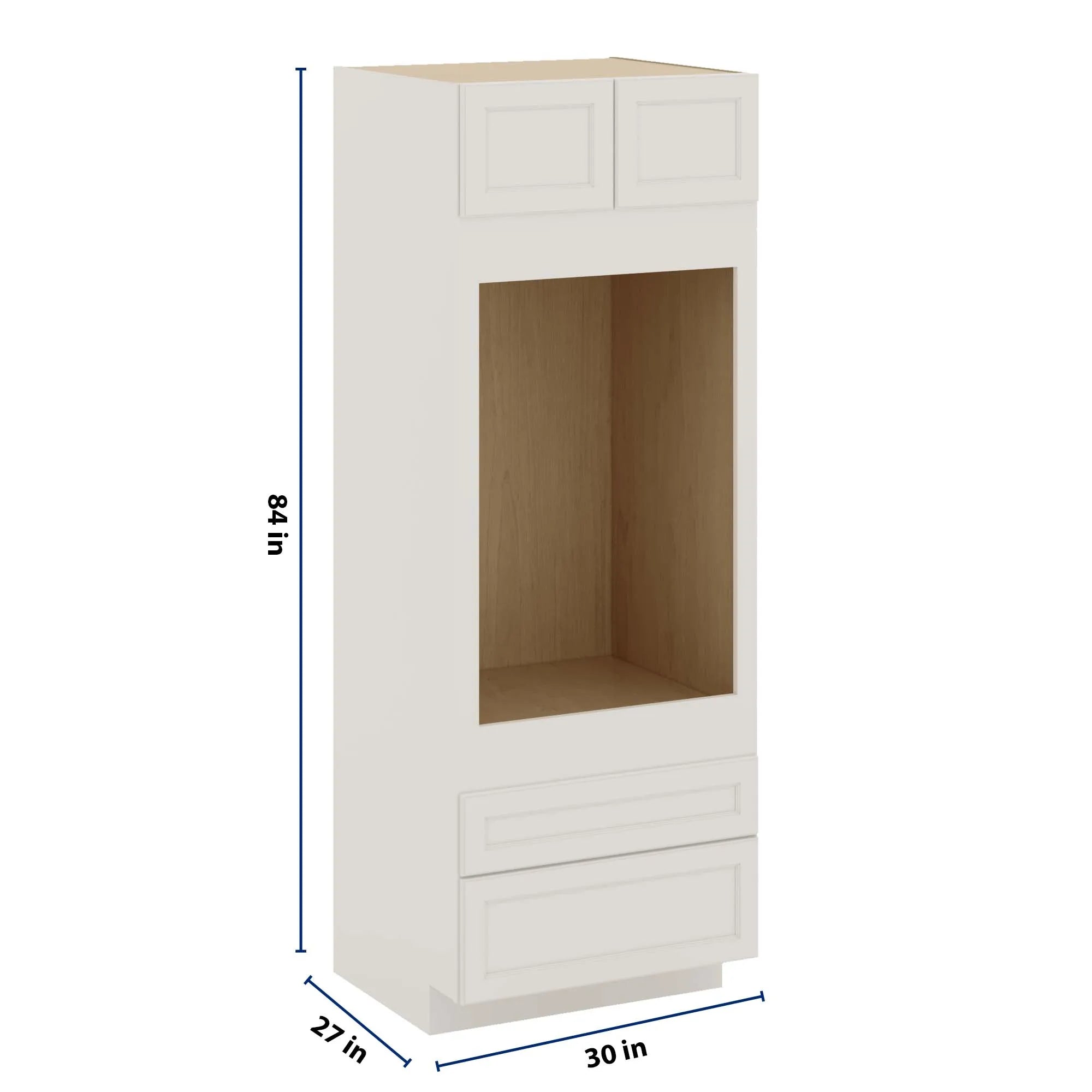 J&K Dove E1 Single Oven w/Two (2) Bottom Drawers 30" W x 84" H x 27" D