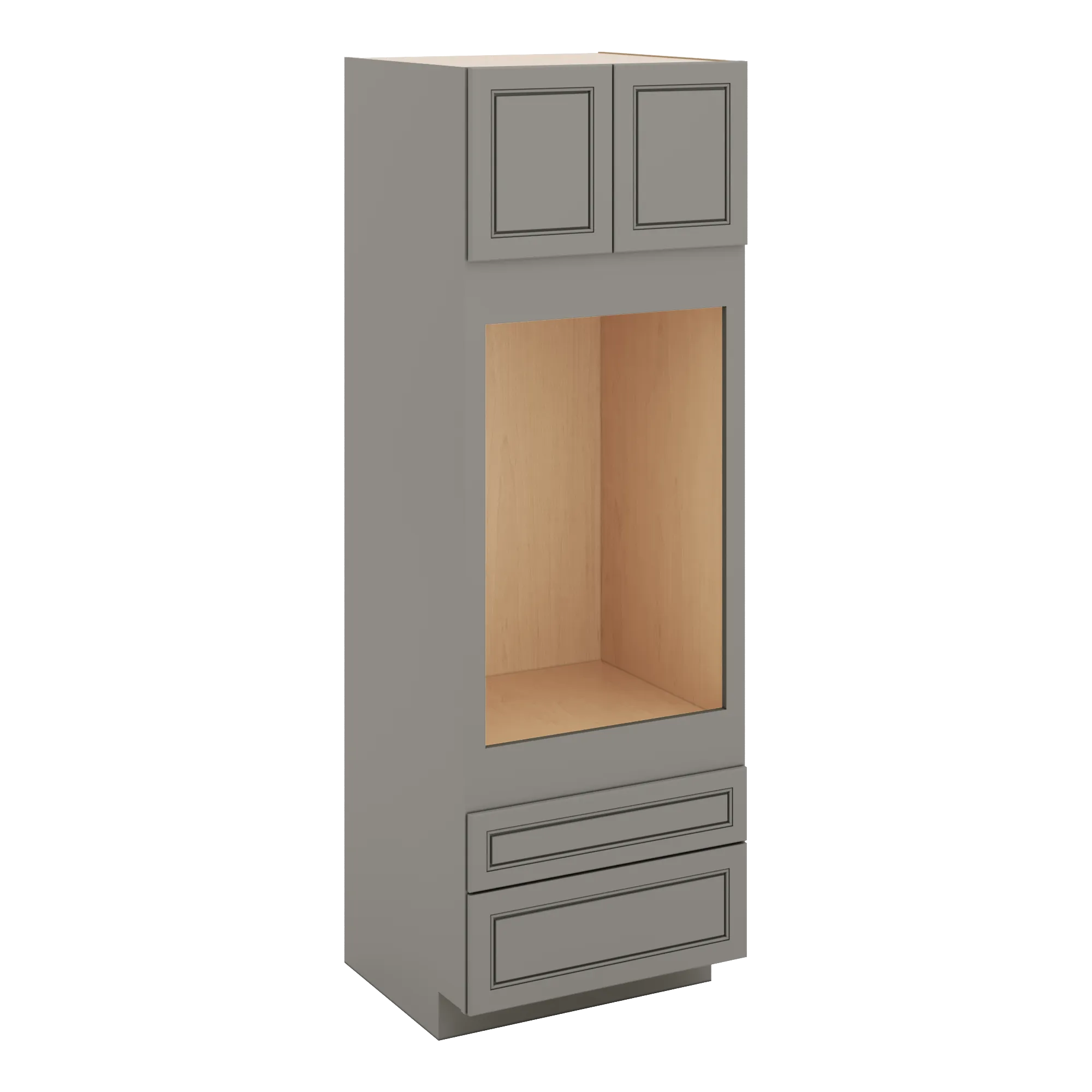J&K Greige K3 Single Oven w/Two (2) Bottom Drawers 30" W x 90" H x 27" D