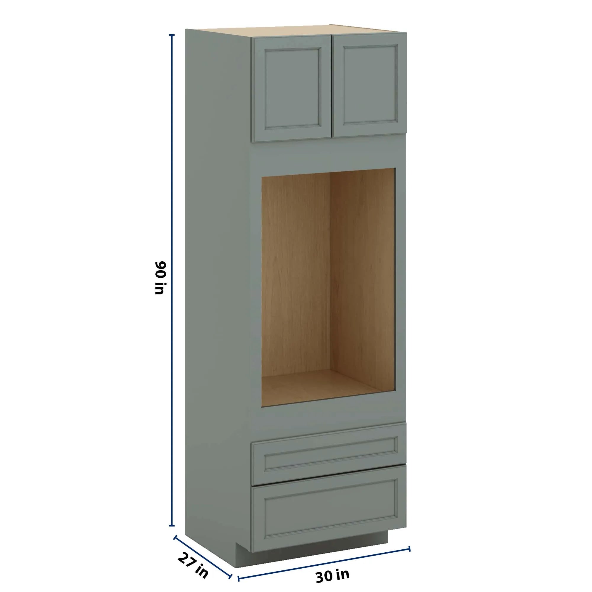 J&K Sage E3 Single Oven w/Two (2) Bottom Drawers 30" W x 90" H x 27" D