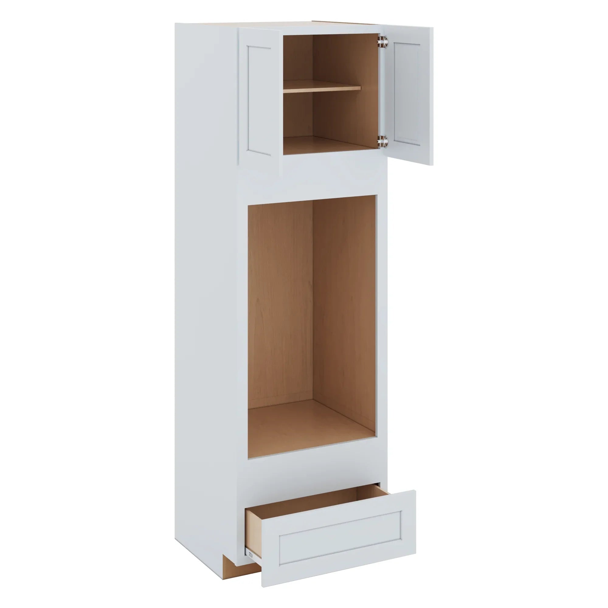 One (1) Bottom Drawer 30" W x 96" H x 27" D
