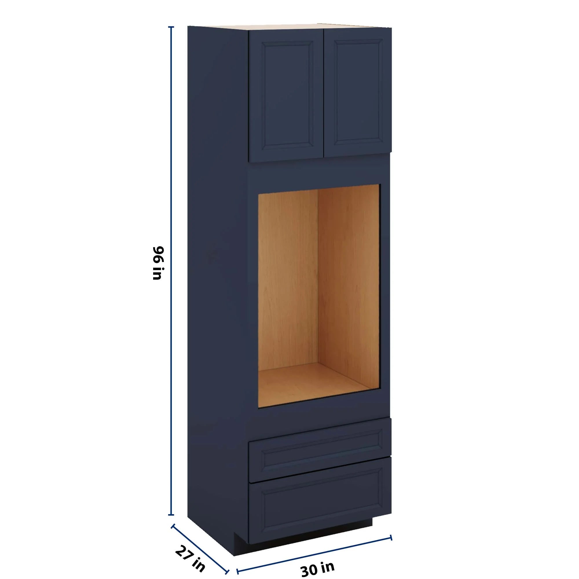 J&K Naval B7 Single Oven w/Two (2) Bottom Drawers 30" W x 96" H x 27" D