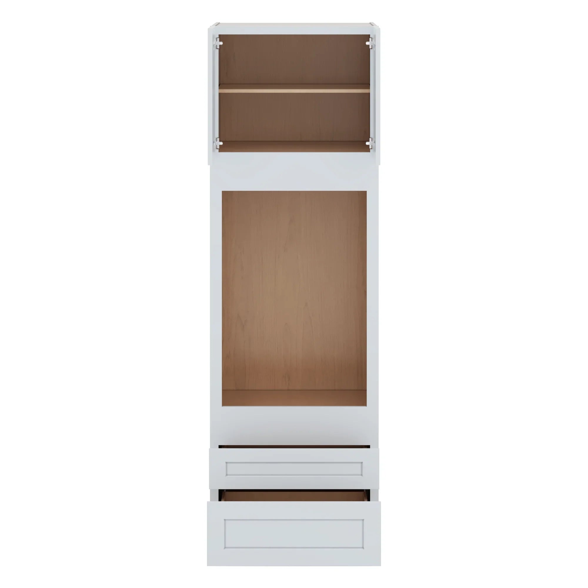 Two (2) Bottom Drawers 30" W x 96" H x 27" D