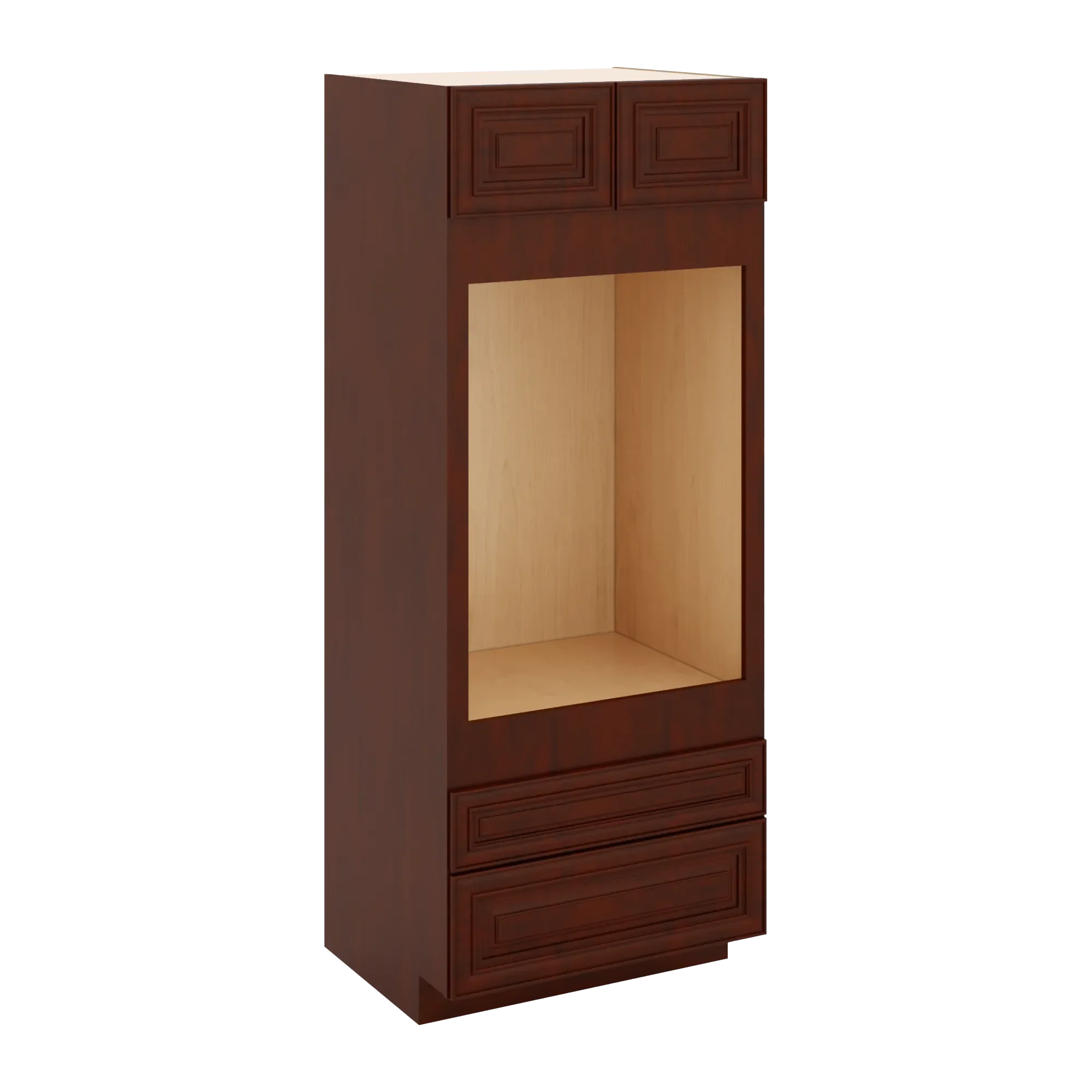 J&K Mahogany J5 Single Oven w/Two (2) Bottom Drawers 33" W x 84" H x 27" D