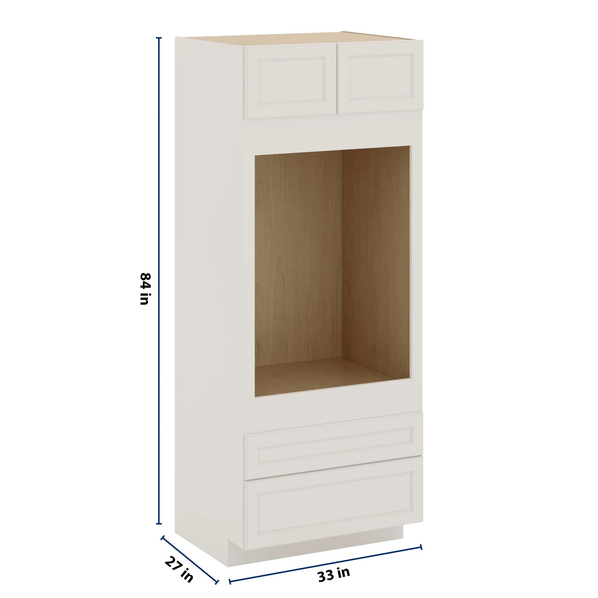 J&K Dove E1 Single Oven w/Two (2) Bottom Drawers 33" W x 84" H x 27" D