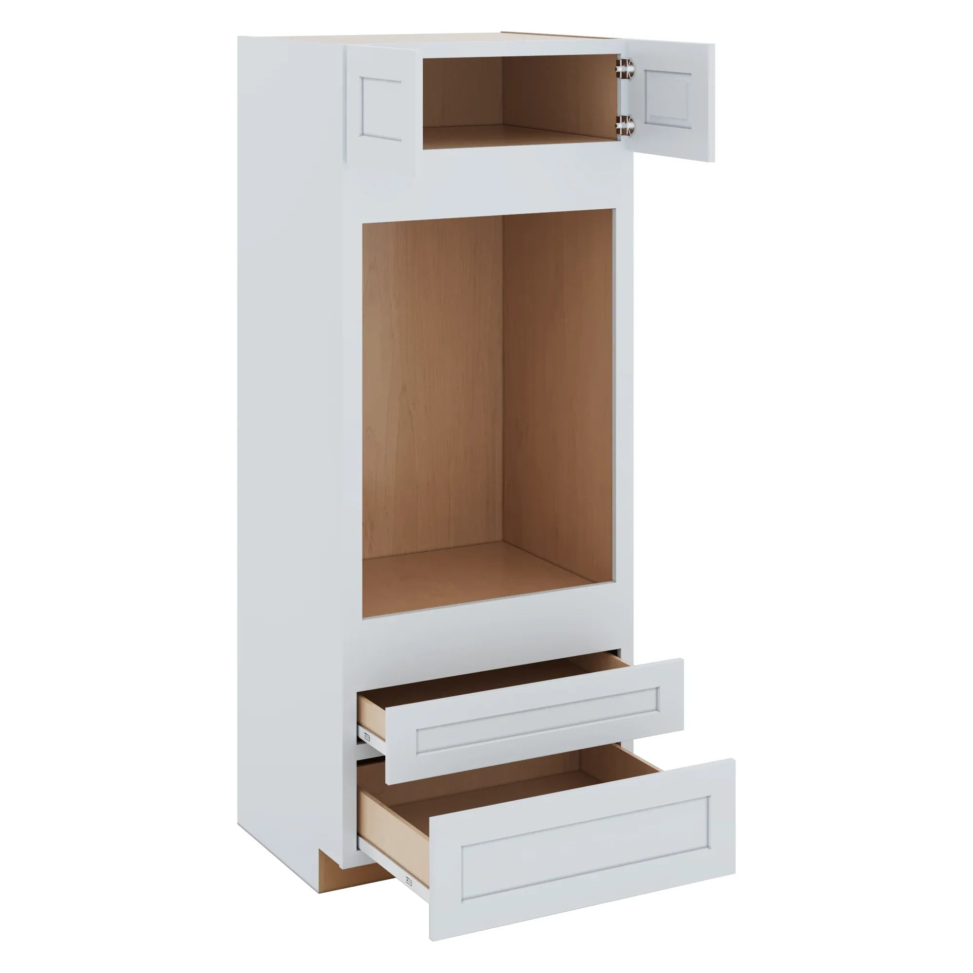 Two (2) Bottom Drawers 33" W x 84" H x 27" D