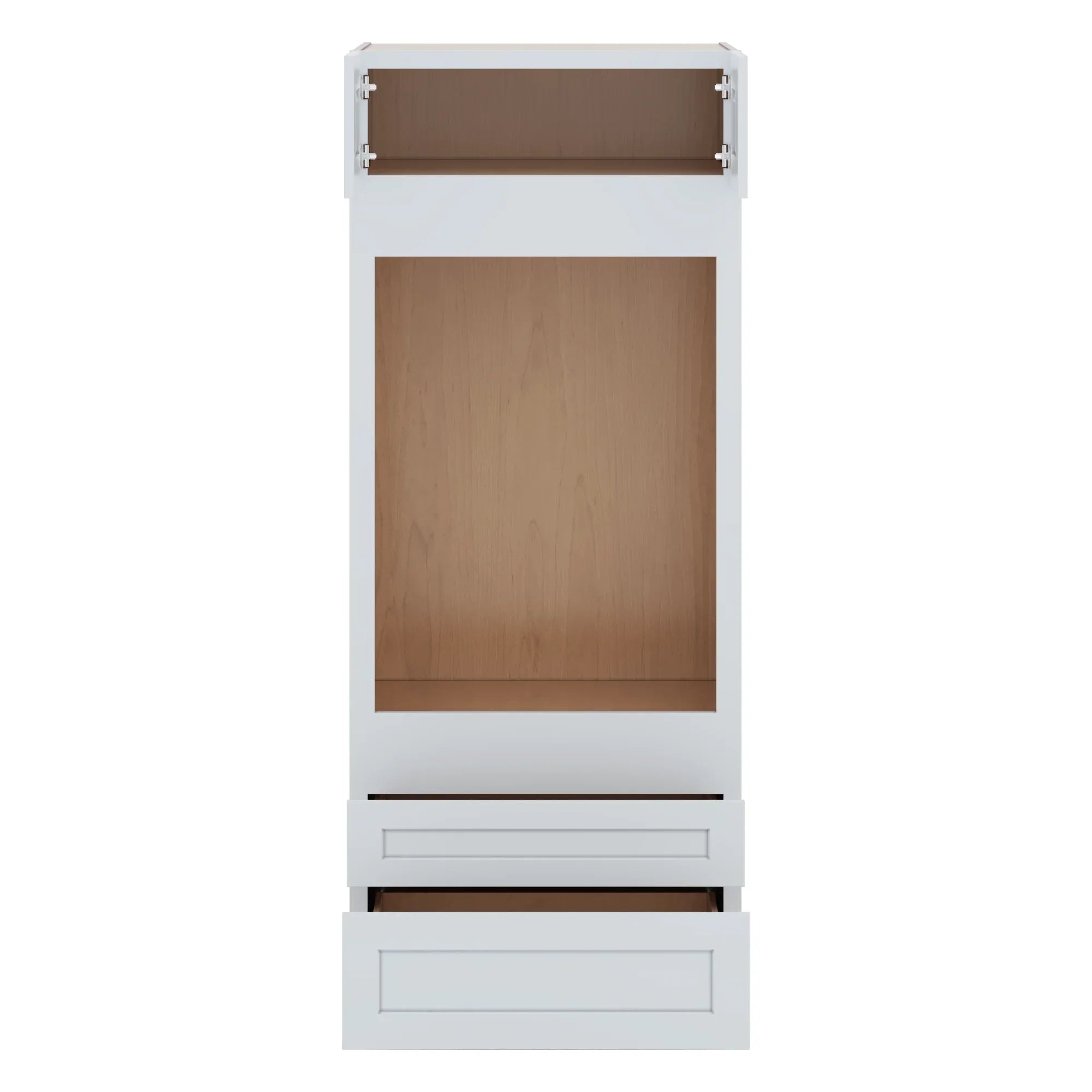 Two (2) Bottom Drawers 33" W x 84" H x 27" D