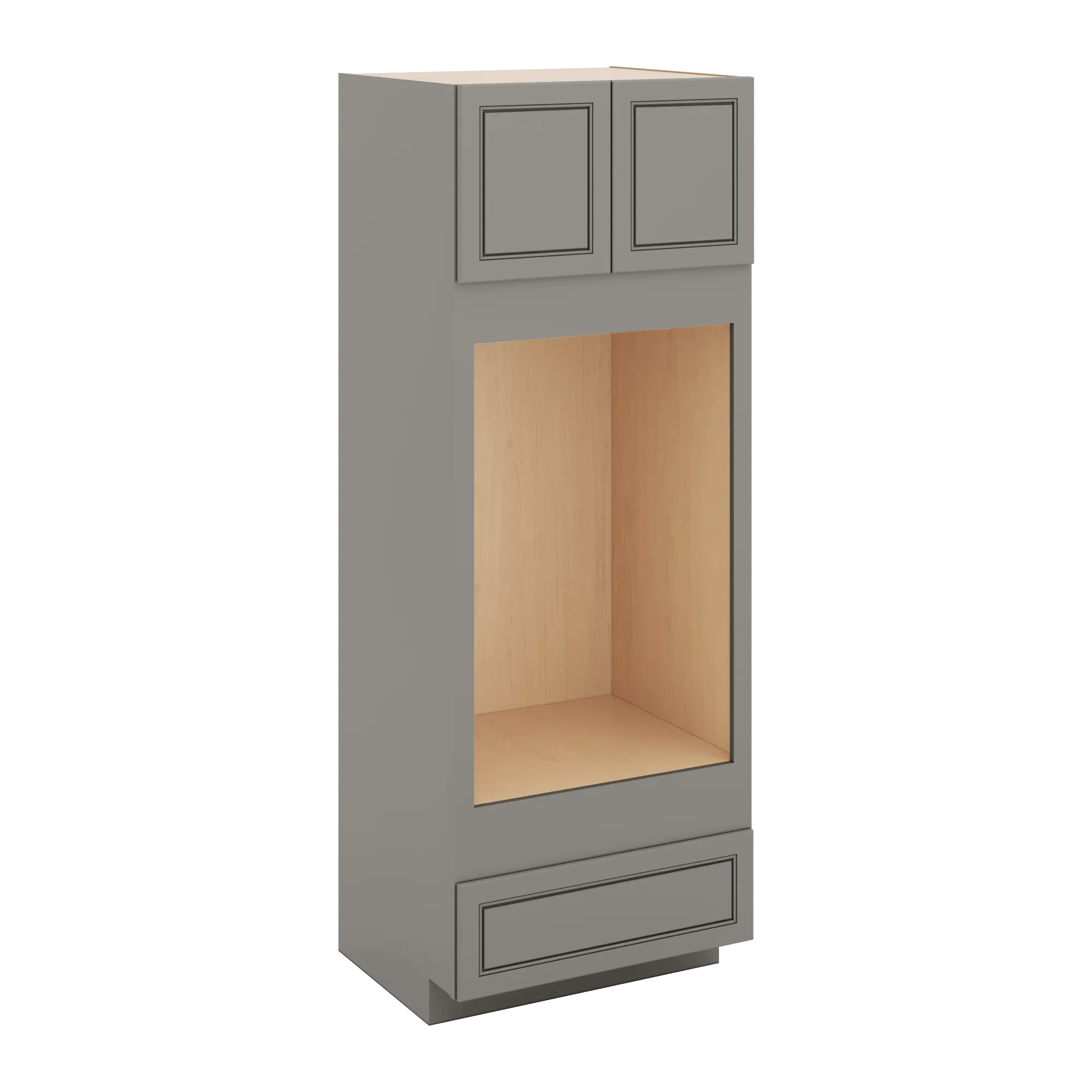 J&K Greige K3 Double Oven w/One (1) Bottom Drawer 33" W x 90" H x 27" D
