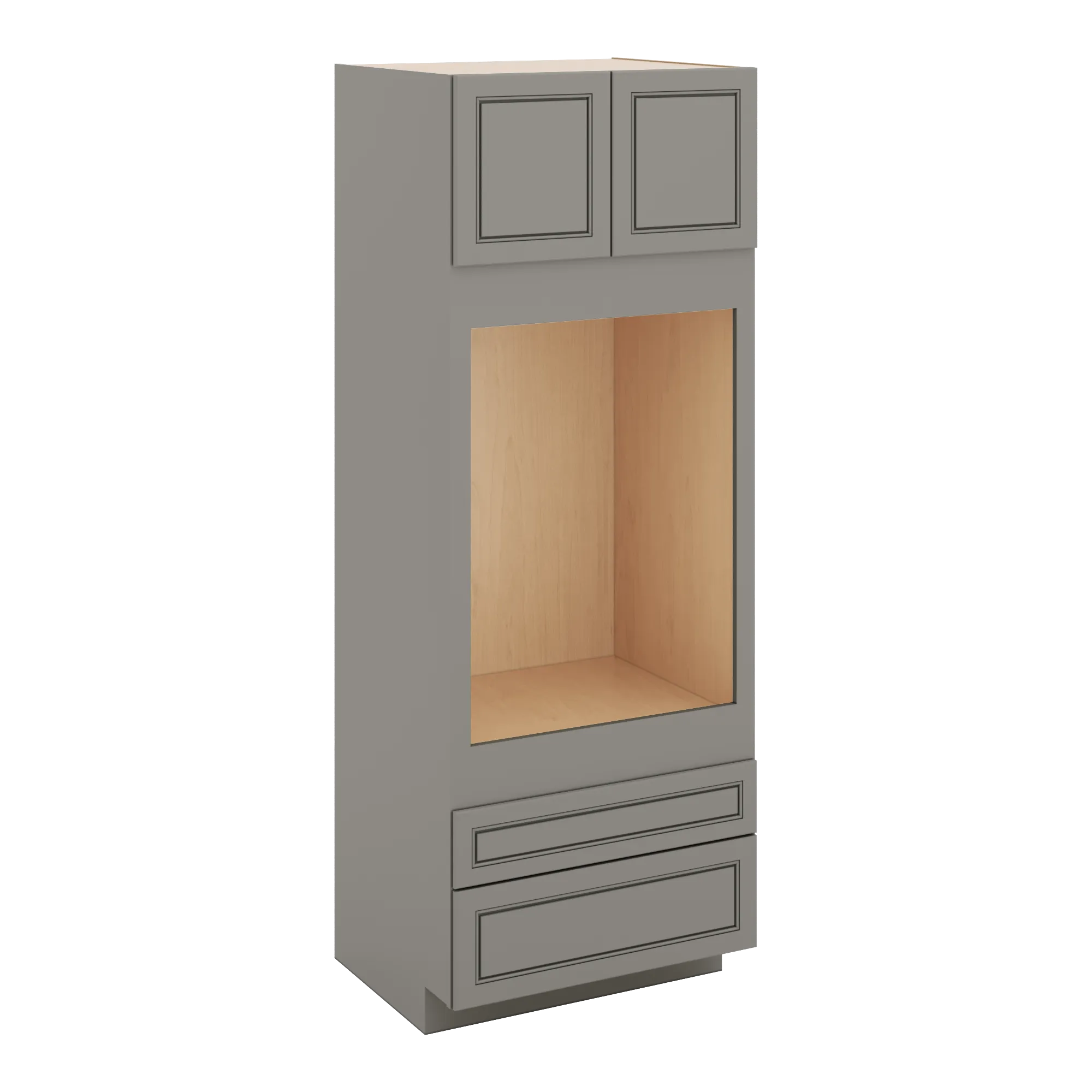 J&K Greige K3 Single Oven w/Two (2) Bottom Drawers 33" W x 90" H x 27" D