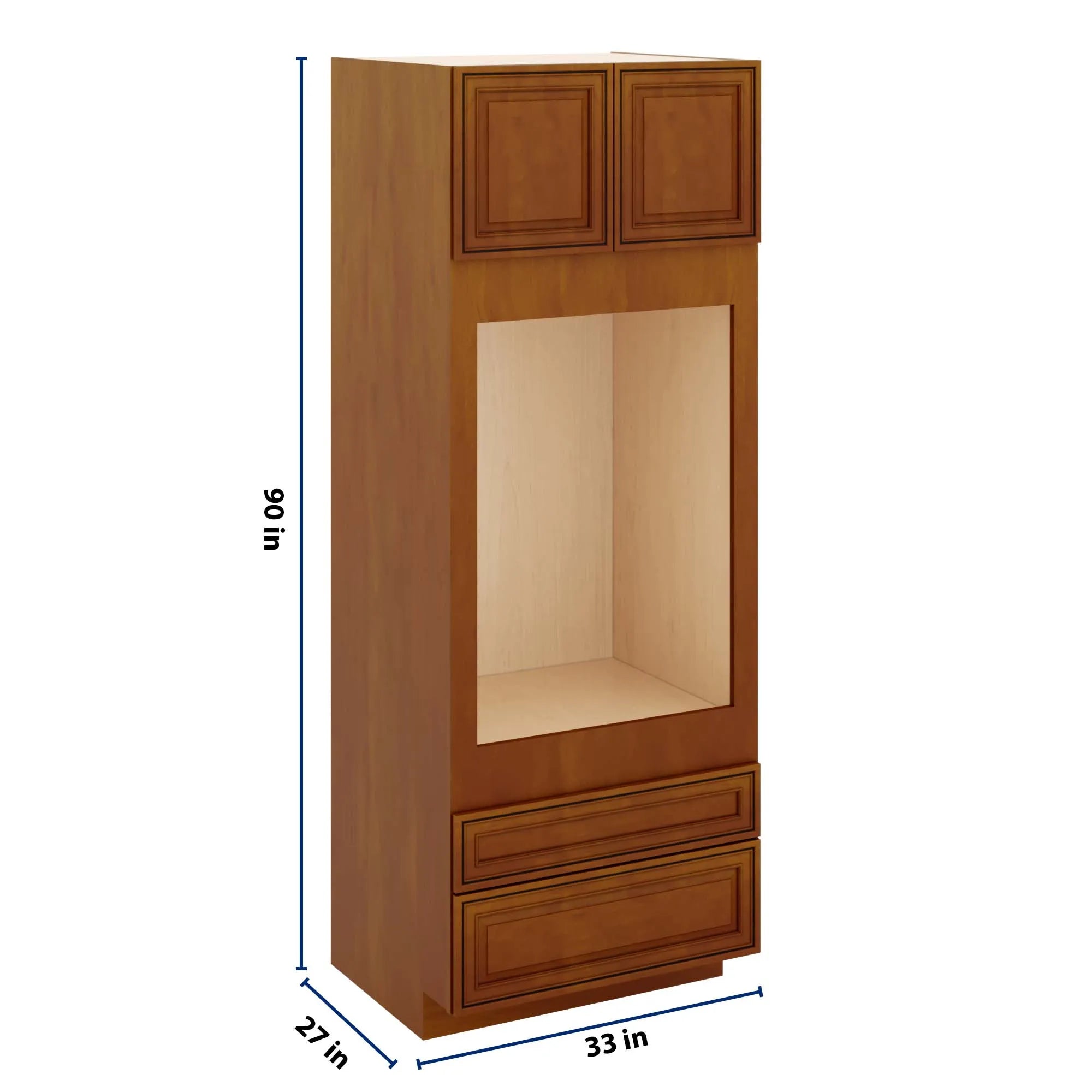 j-k-mocha-glazed-k10-single-oven-w-two-2-bottom-drawers-33-w-x-90-h-x-27-d