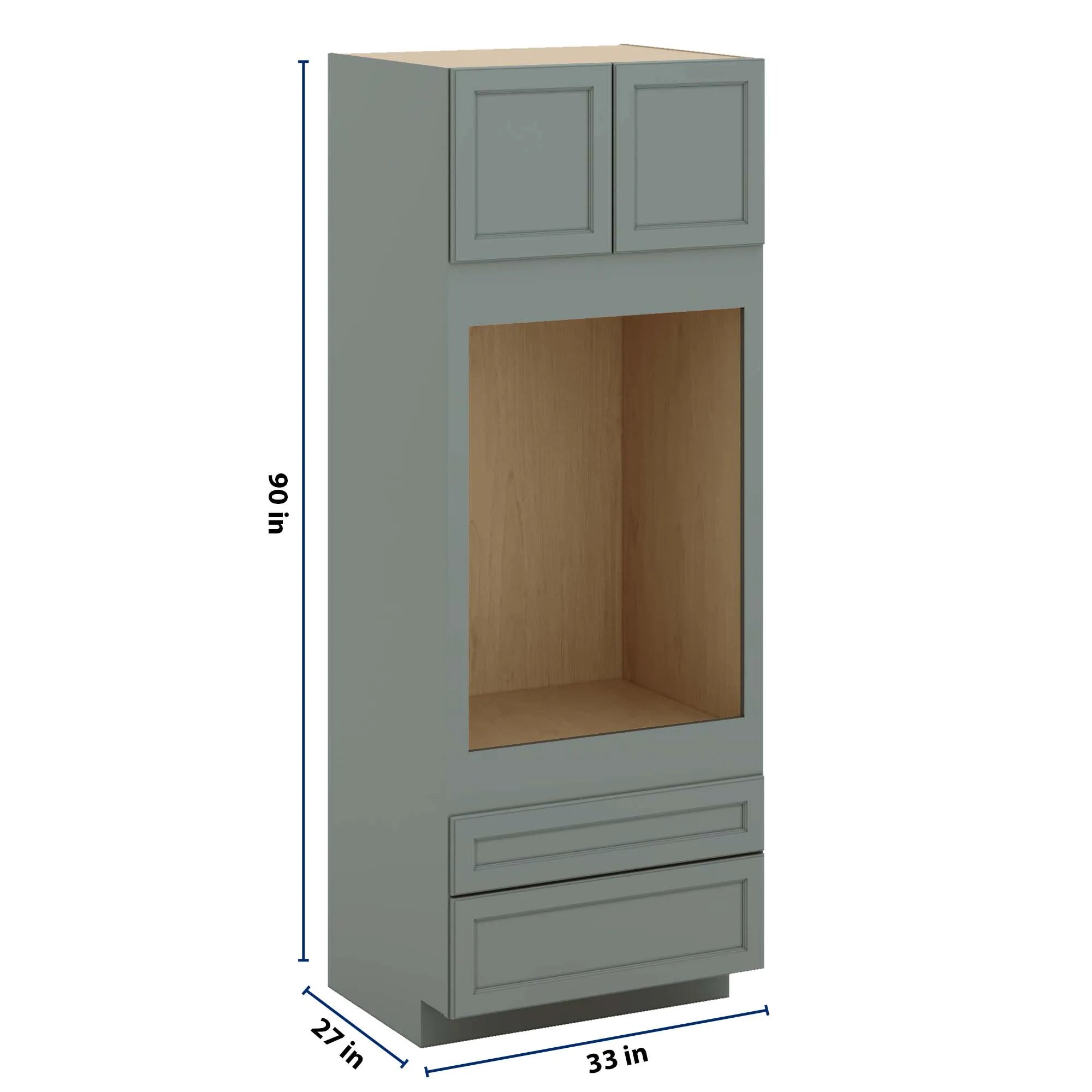 J&K Sage E3 Single Oven w/Two (2) Bottom Drawers 33" W x 90" H x 27" D