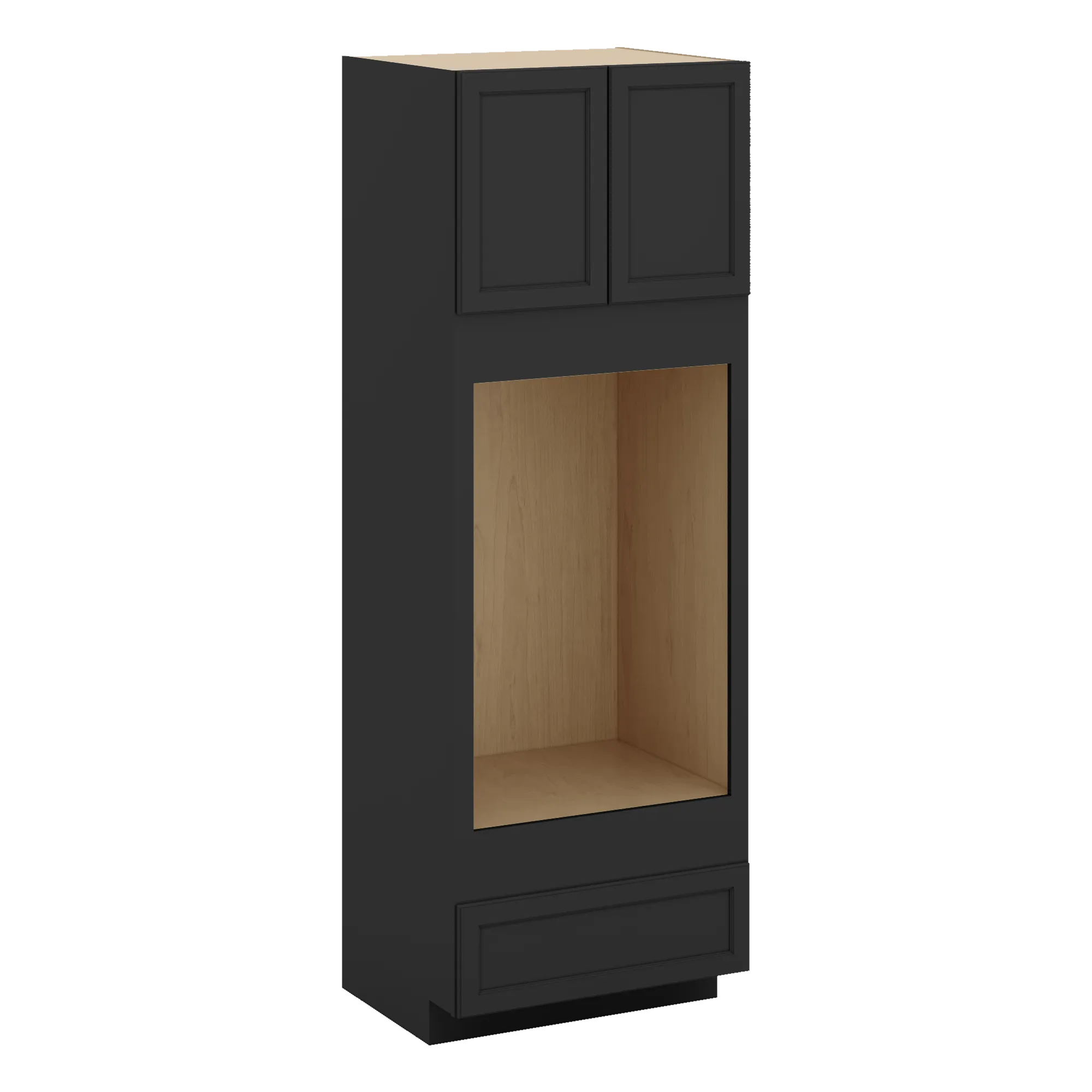 J&K Charcoal E2 Double Oven w/One (1) Bottom Drawer 33" W x 96" H x 27" D