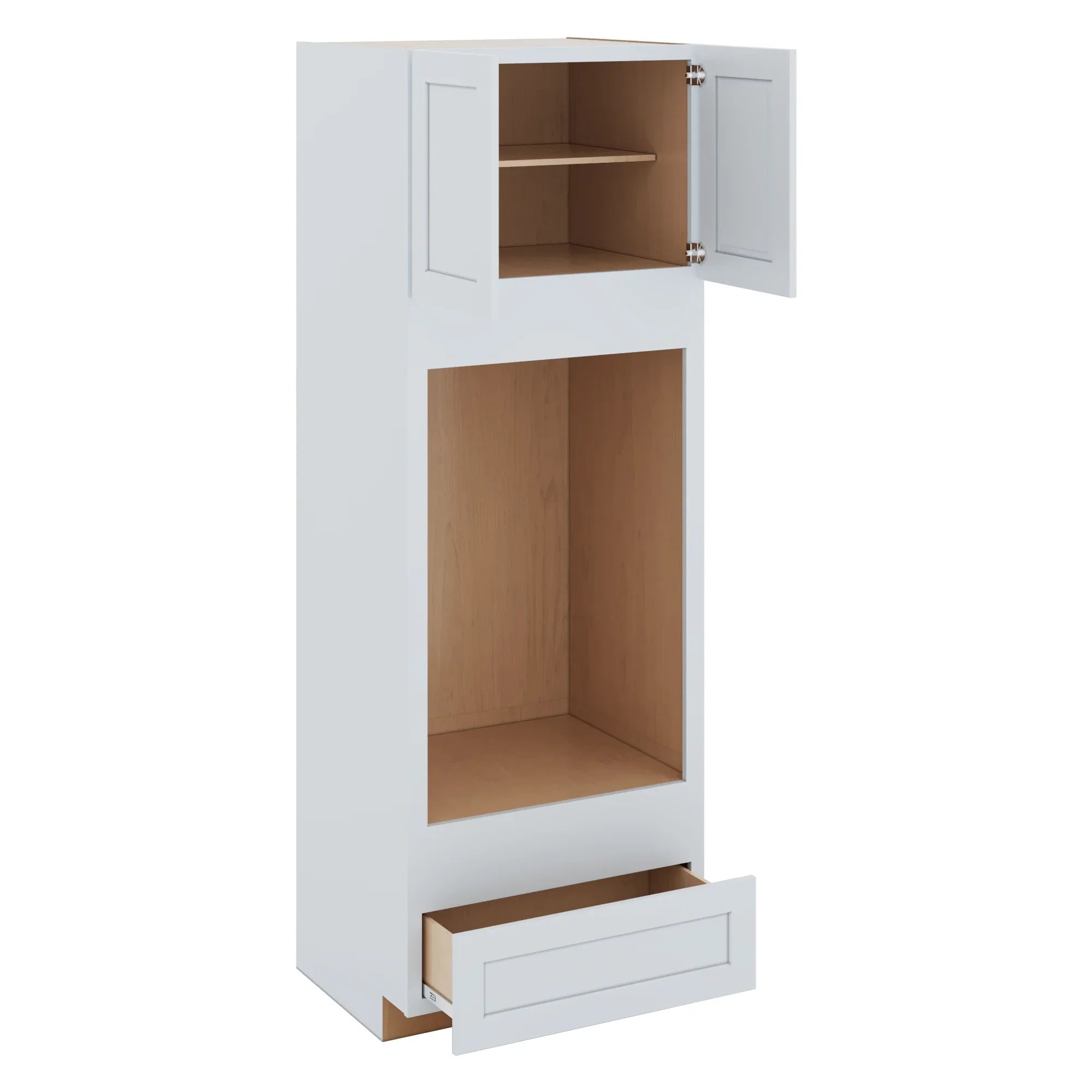 One (1) Bottom Drawer 33" W x 96" H x 27" D