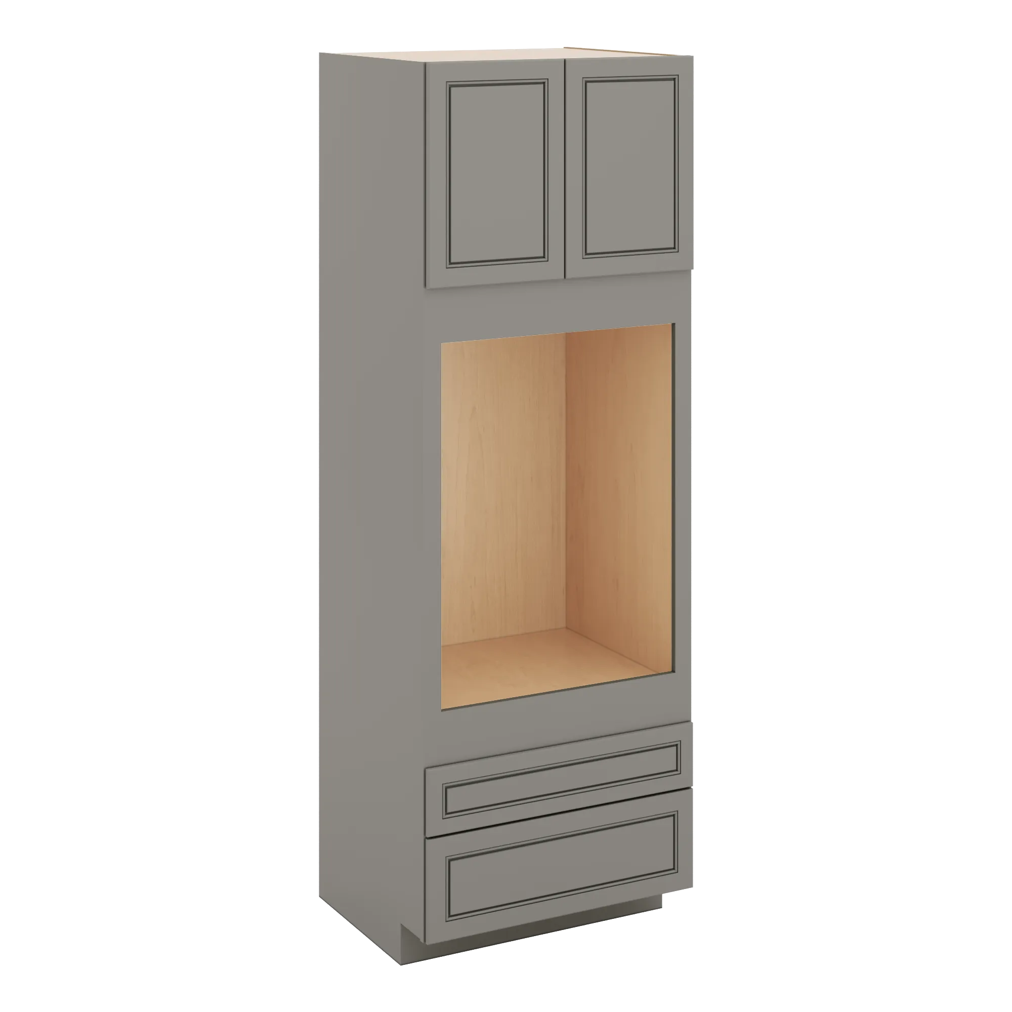 J&K Greige K3 Single Oven w/Two (2) Bottom Drawers 33" W x 96" H x 27" D